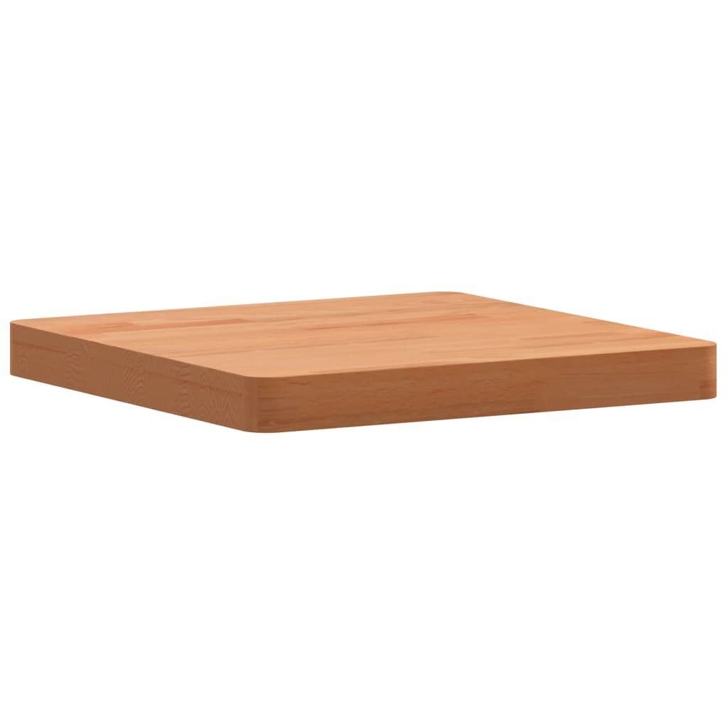furnicato Tischplatte 40x40x4 Buche cm Massivholz Quadratisch