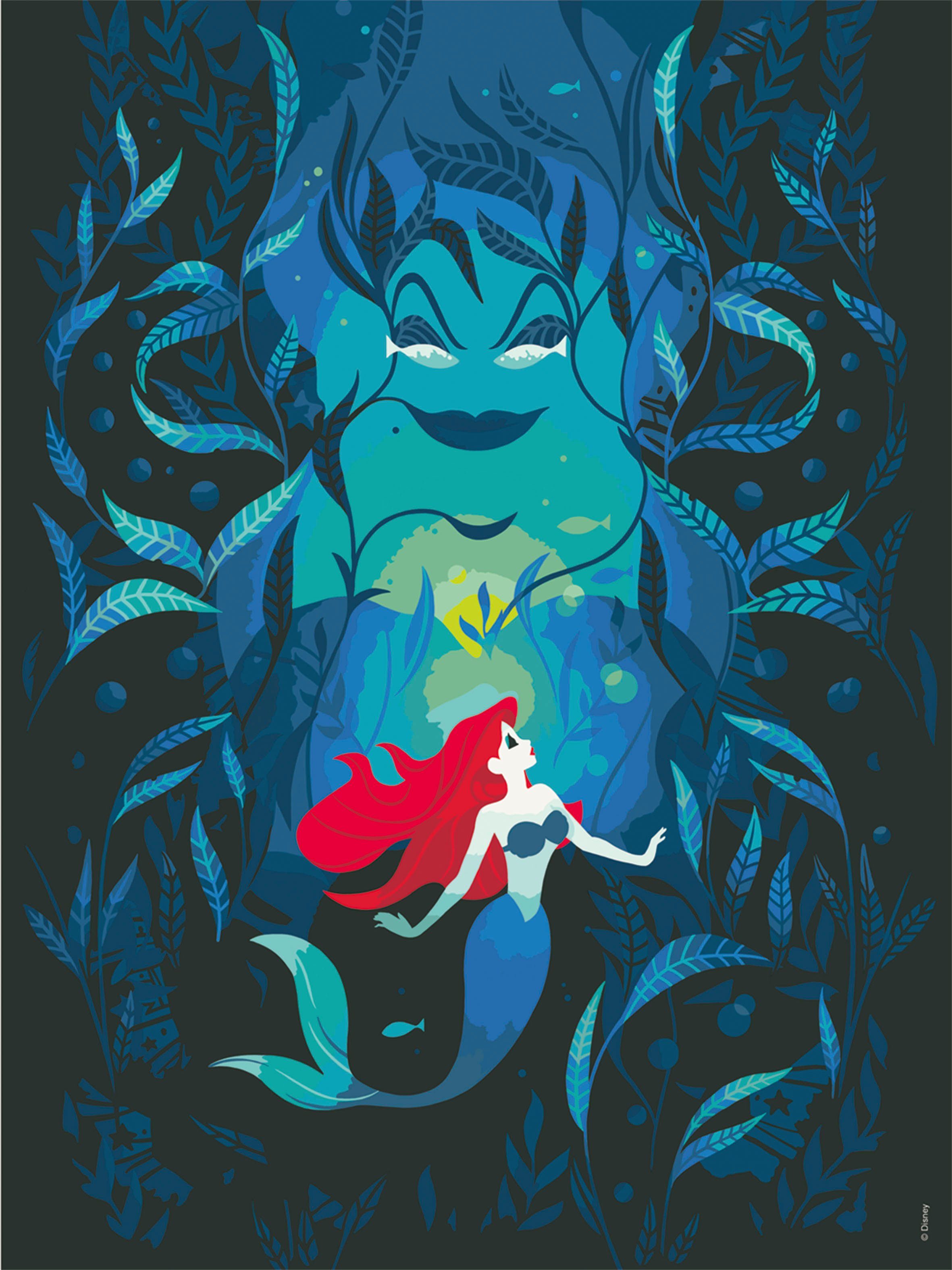 Ravensburger Malen nach Zahlen CreArt, Ariel and Ursula, Made in Europe