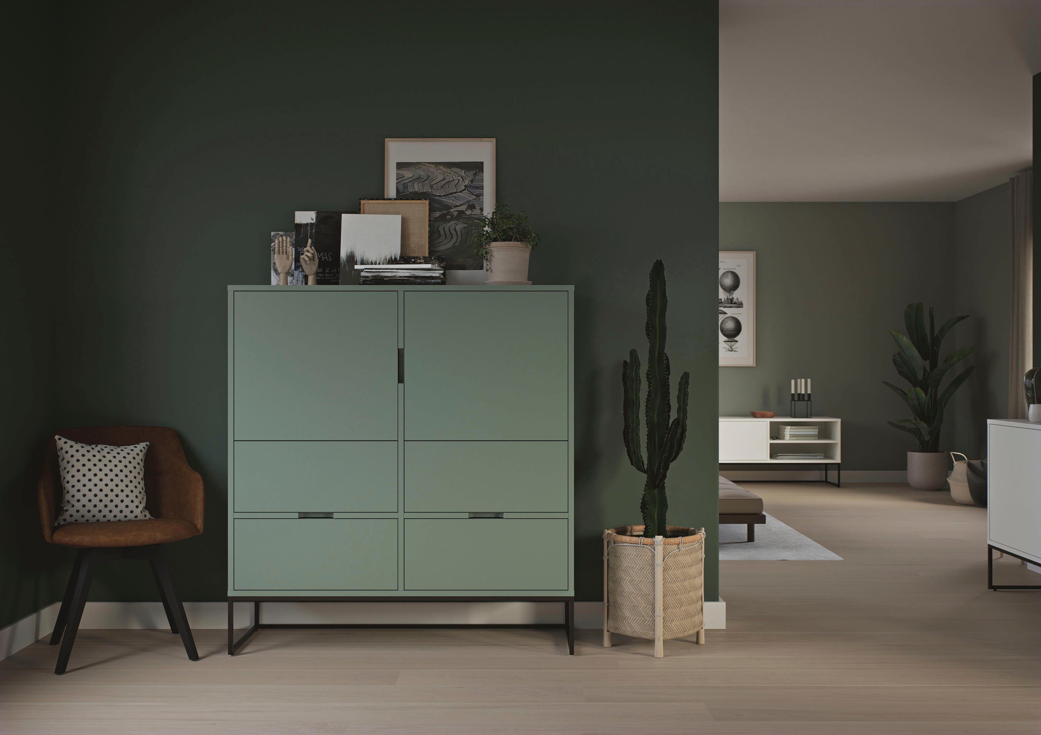 Tenzo Highboard LIPP, mit 2 Türen und 4 Schubladen, Design von Tenzo Design  studio