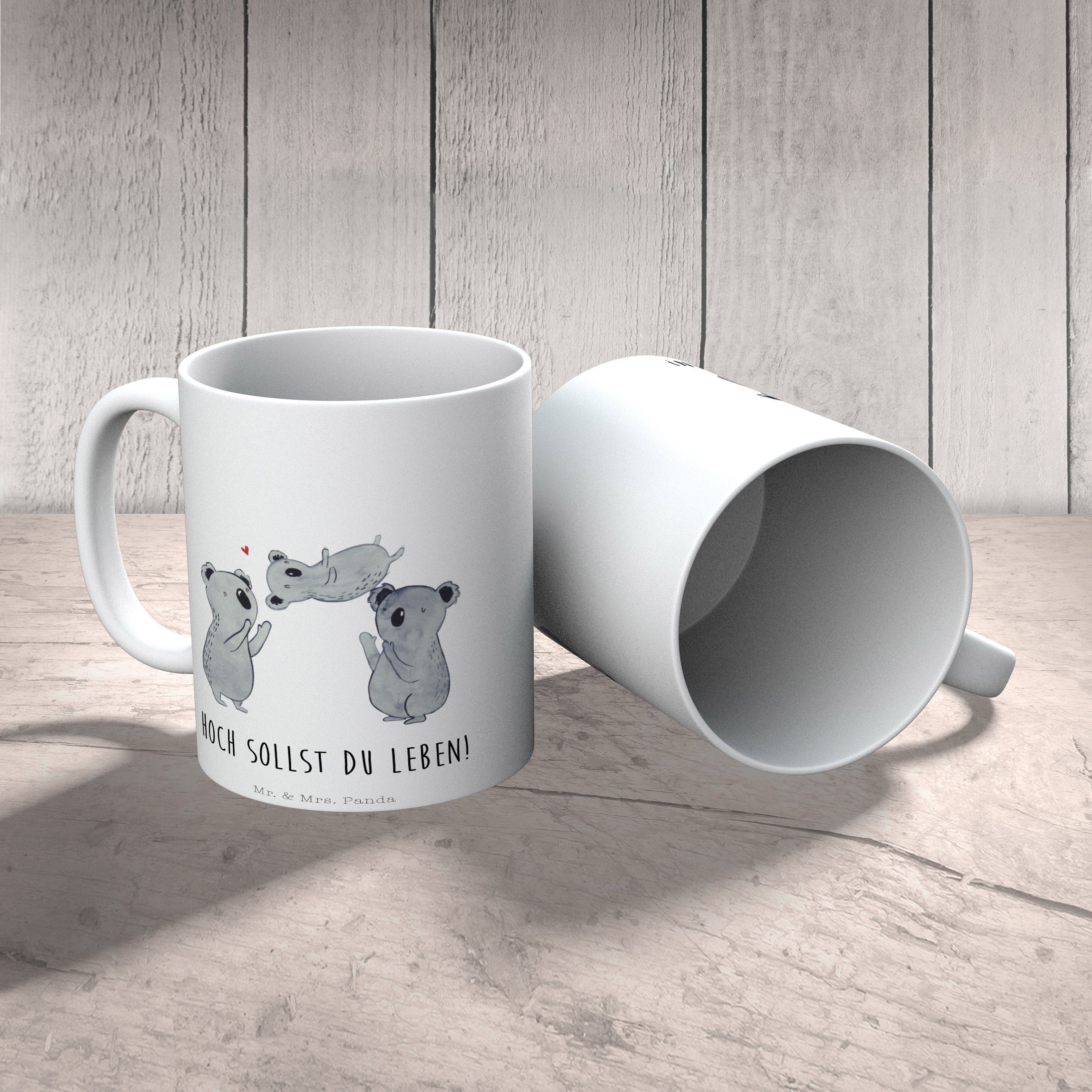 Keramik Geschenk, Koala Tasse Herzlichen Sich Po, Weiß Mr. Mrs. Herz, & - Feiern Panda - Glückwunsch,