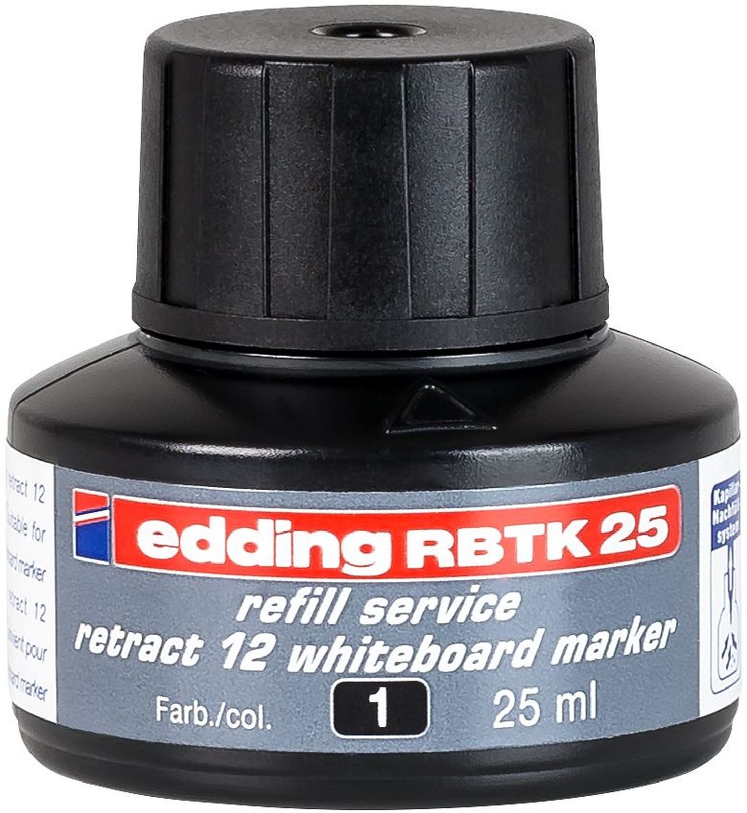 edding Füllhalter Nachfülltinte edding RBTK 25 für edding Boardmarker retract 12 25ml sc