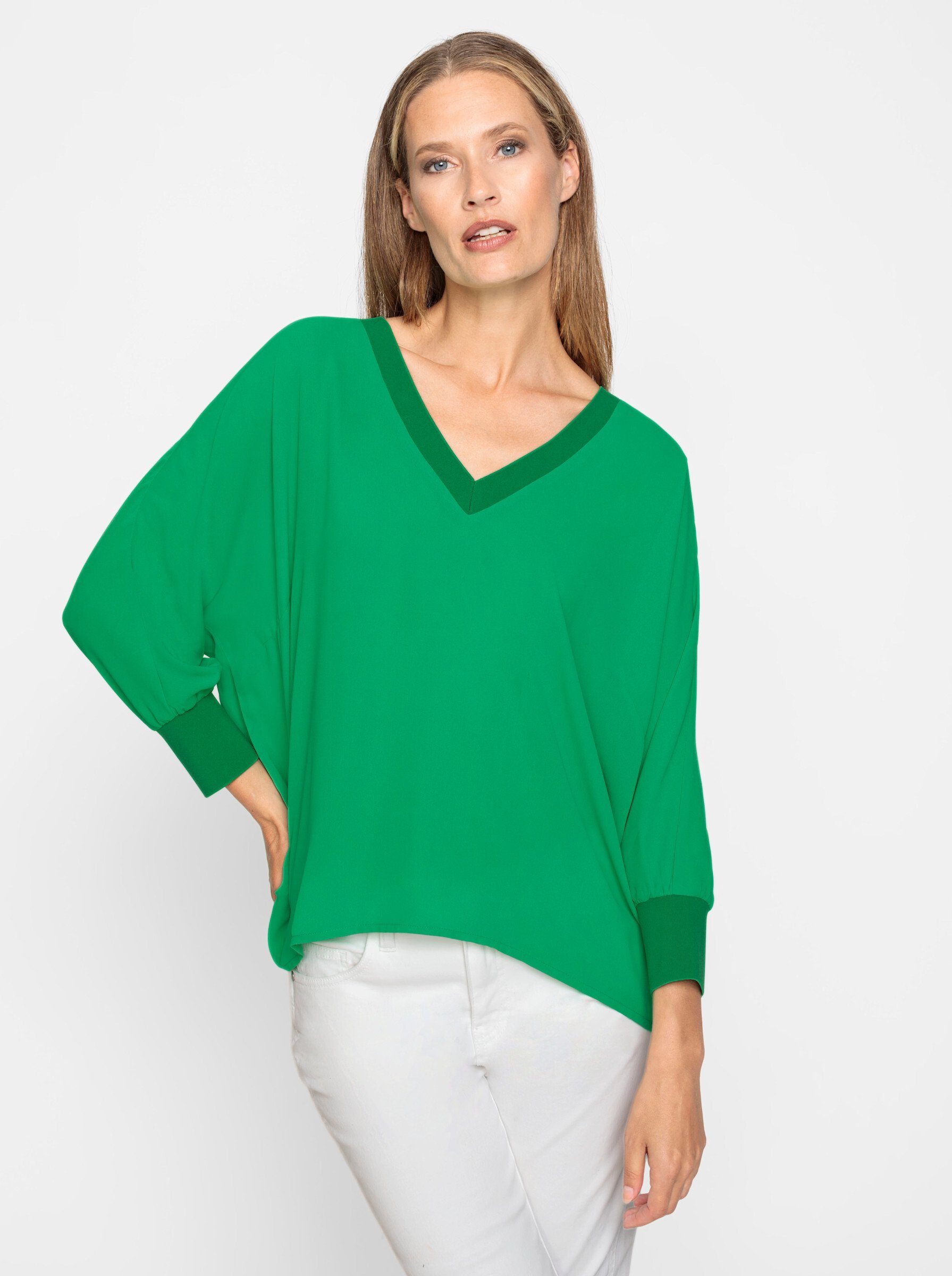 Klassische Bluse Schlupfbluse