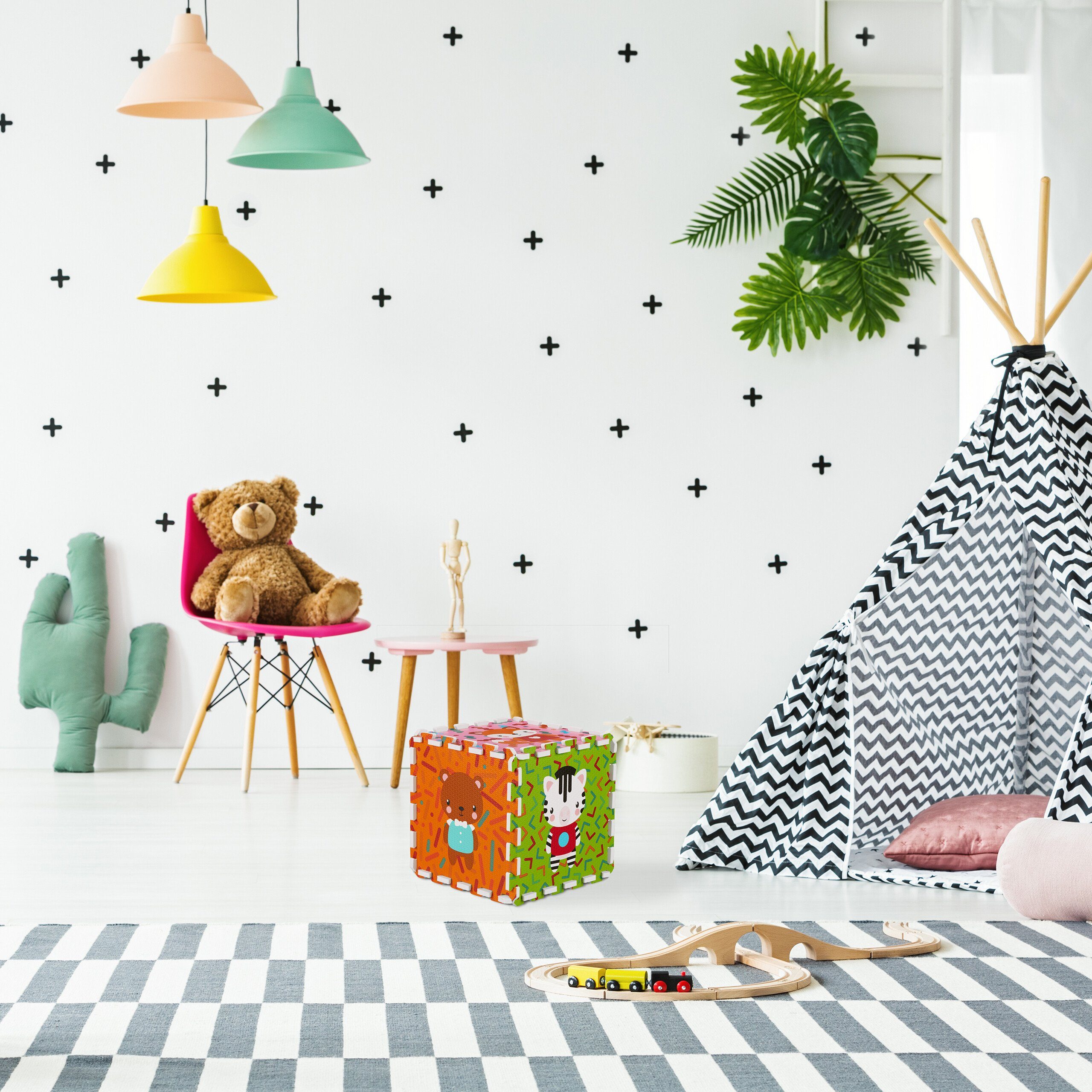 relaxdays Spielmatte Puzzlematte Tiere günstig online kaufen
