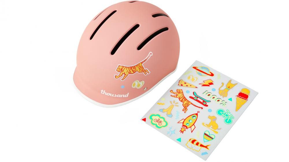 Thousand Fahrradhelm Thousand JR Kinderfahrradhelm Power Pink XS 49-53 cm - ABS-Hartschale