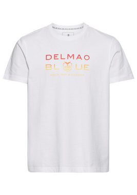 DELMAO T-Shirt mit modischem Brustprint - NEUE MARKE!