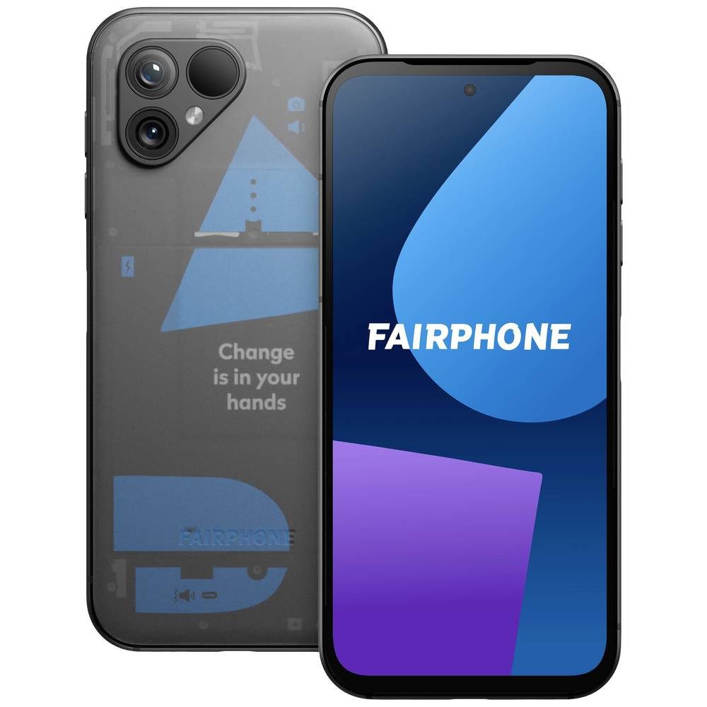Fairphone 26 GB Speicher + 8 GB RAM, Edition F5FPHN-2TL-EU1 Smartphone (Fingerabdrucksensor, Gesichtserkennung, Gorilla Glass 5)