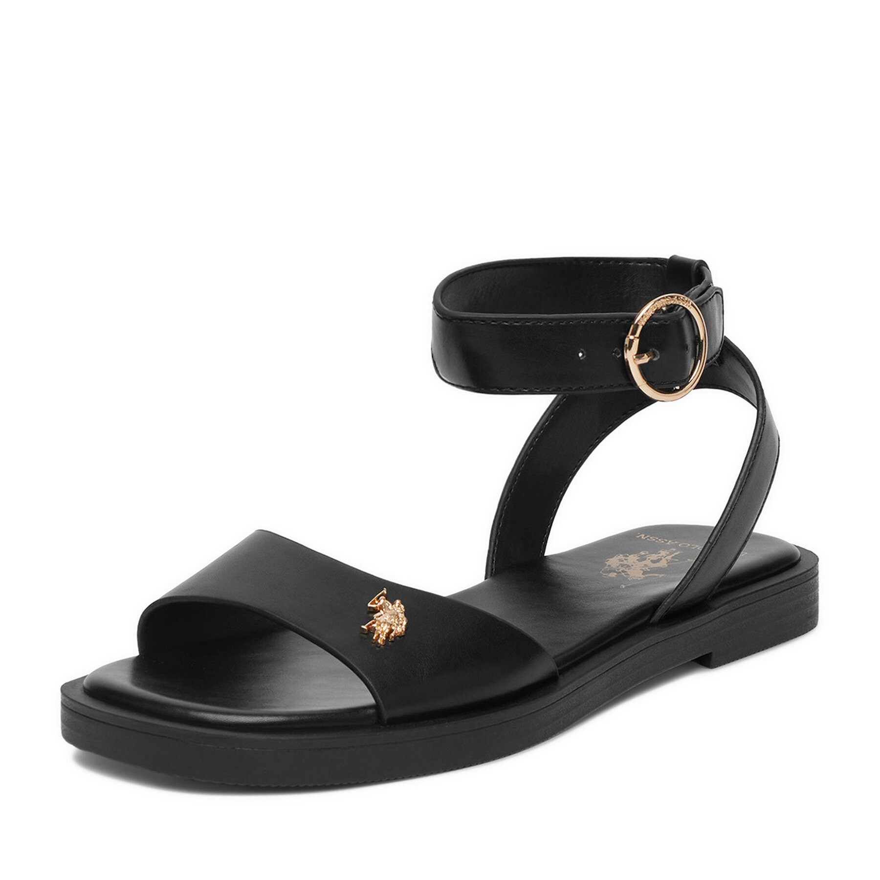 U.S. Polo Assn. US Polo Assn Damen-Sandalen Schwarz Sandale