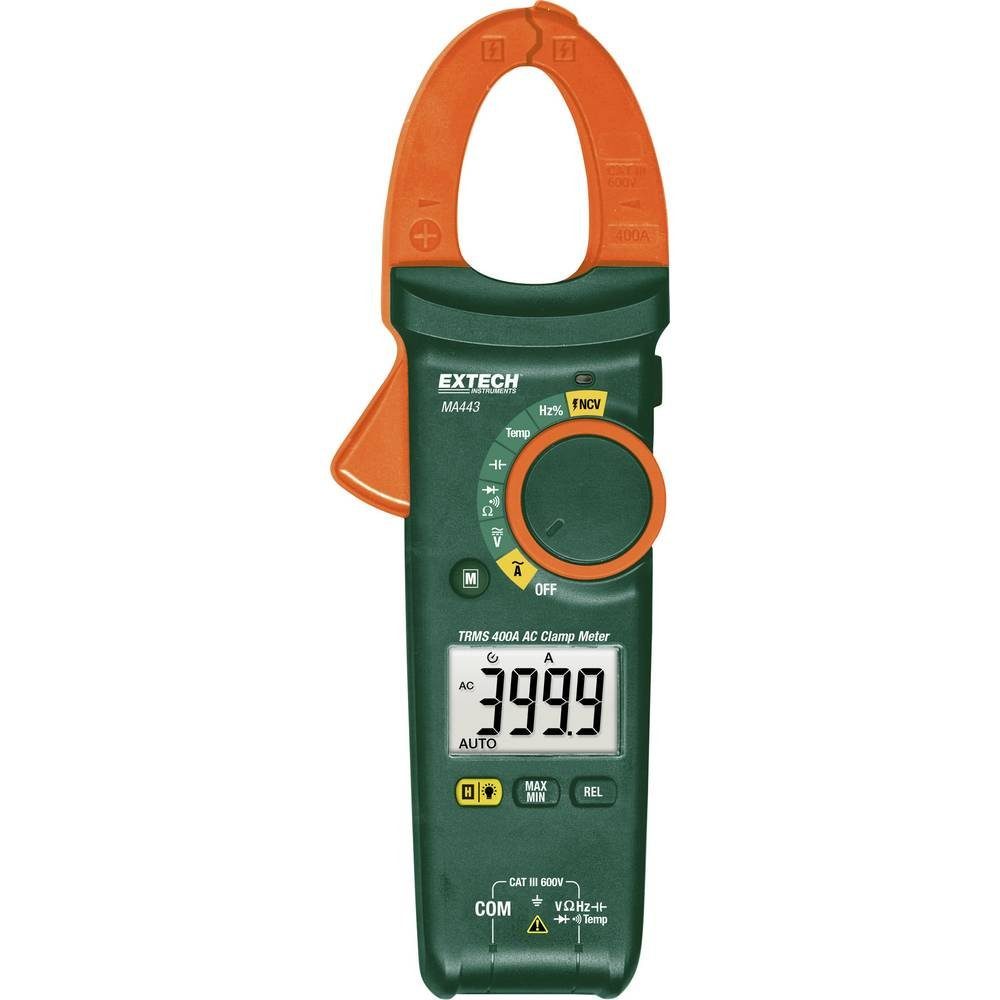 Extech Sensor »Extech MA443 Hand-Multimeter, Stromzange digital CAT III 600  V Anzeige (Counts): 4000«