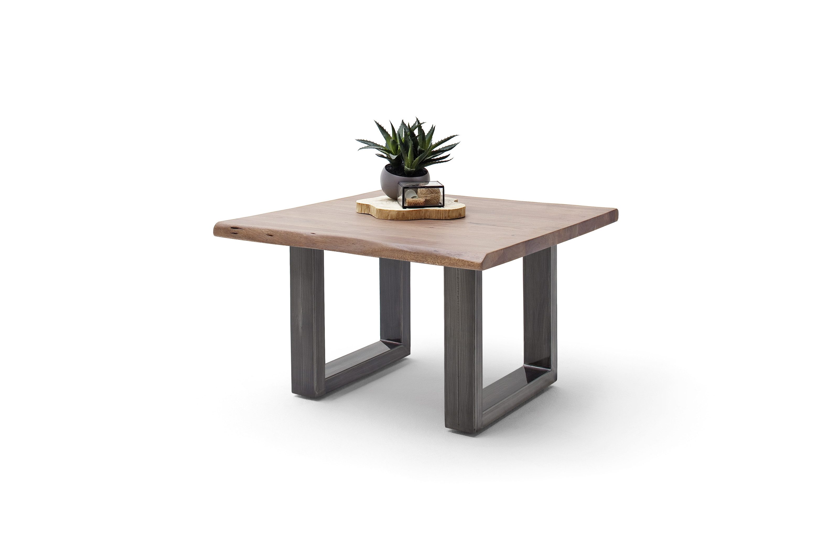 freiraum Couchtisch CARTAGENA, in Akazie massiv walnussfarben - 75x45x75 (BxHxT)