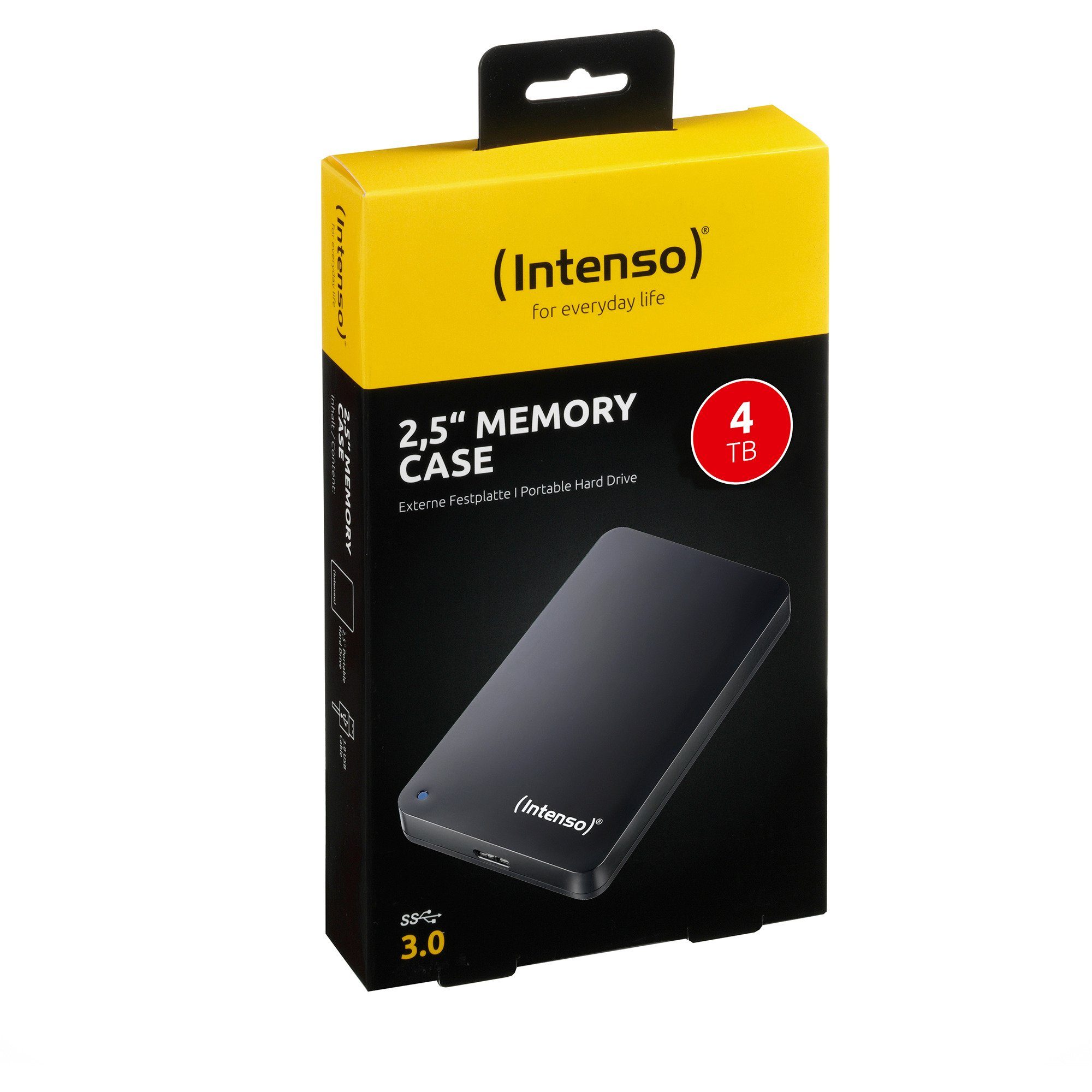 Intenso Intenso Memory Case 4 TB, Festplatte, (Micro-USB-B externe HDD-Festplatte (4 TB) 2.5"