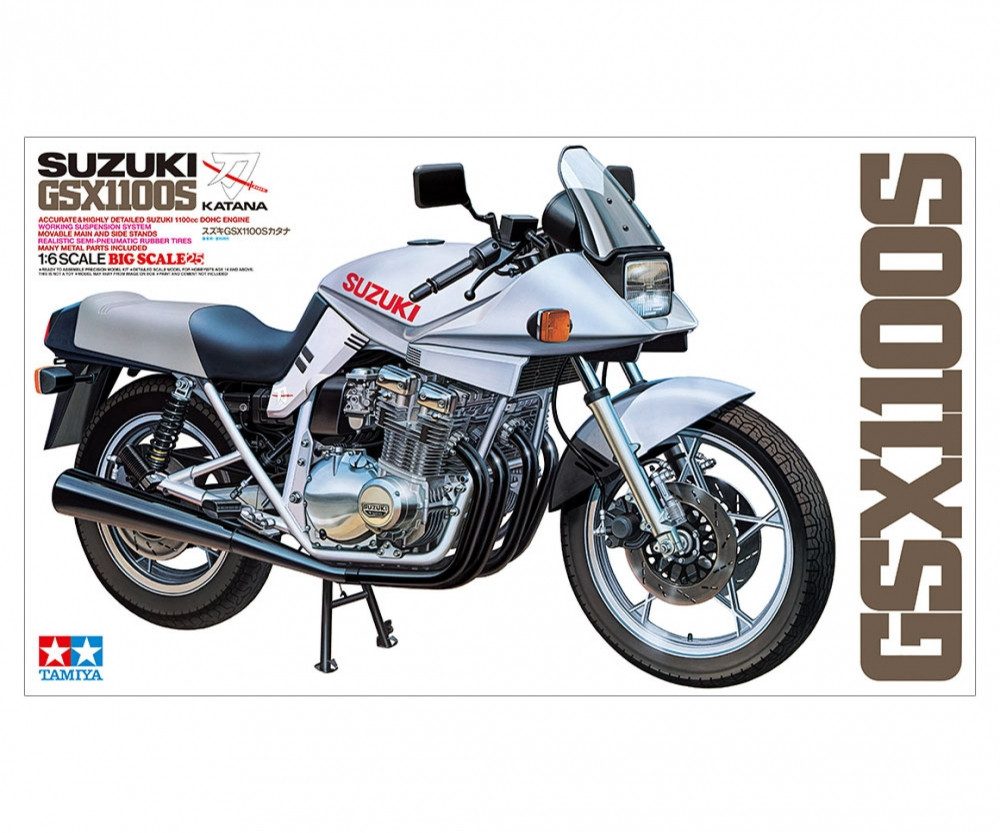 Tamiya Modellbausatz Tamiya 1:6 Suzuki GSX1100S Katana 1980