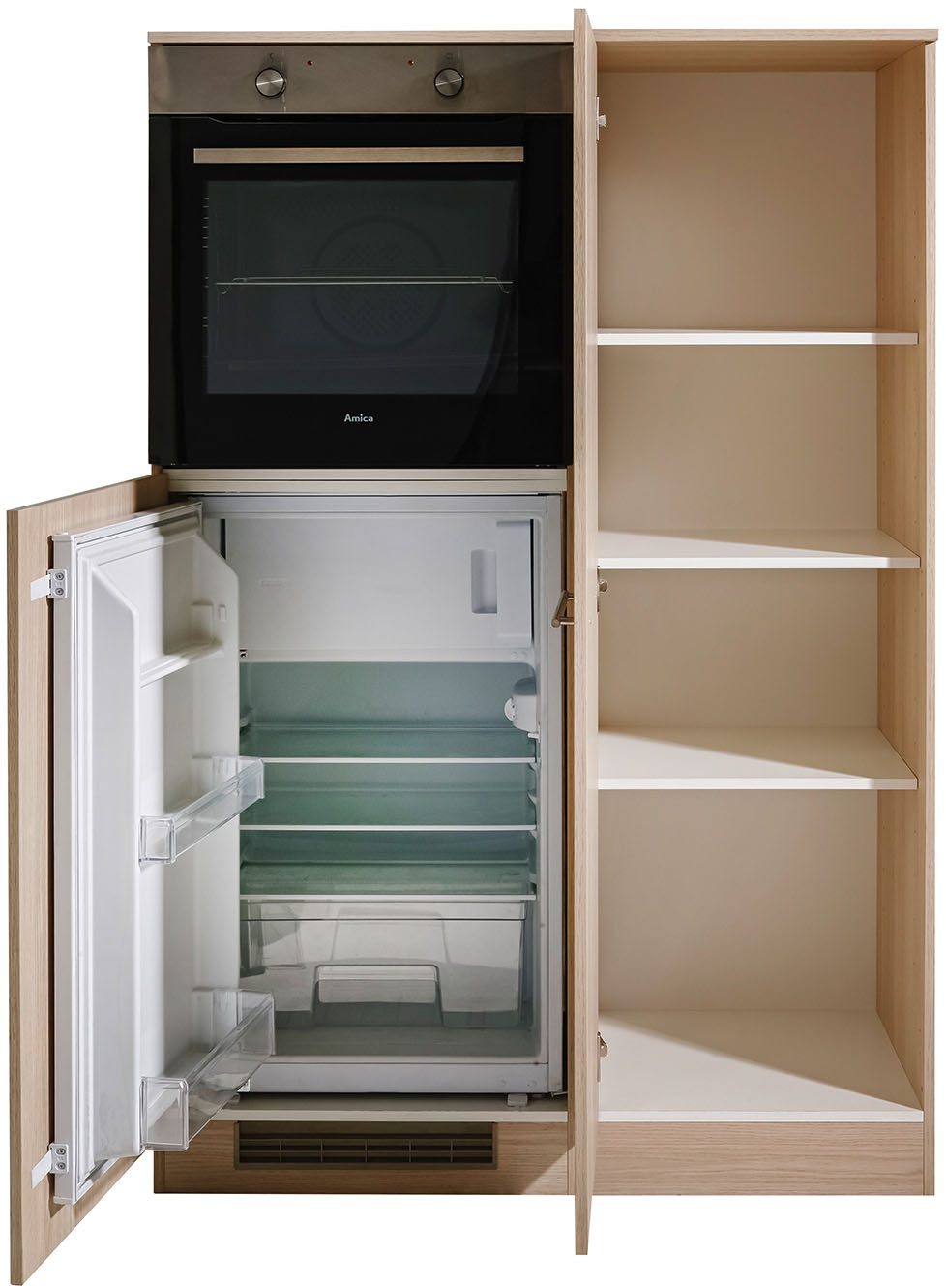 wiho Küchen Küche Filo, Back-/Kühlmodul, wahlweise mit E-Geräten, Breite 110 cm