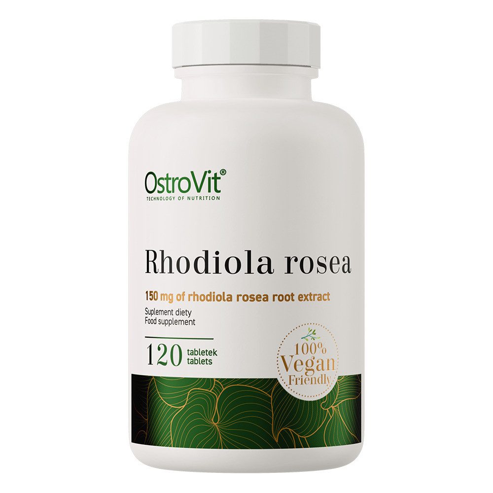 OstroVit OstroVit Rhadiola rosea VEGE 120 Tabletten Tabs, 57 g, 150 mg Rhodiola rosea-Extrakt, standardisiert auf 1% Salidroside.