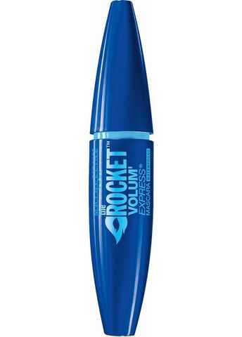 MAYBELLINE NEW YORK Mascara Volum'Express The Rocket Waterproof, Volume-Load-Bürste