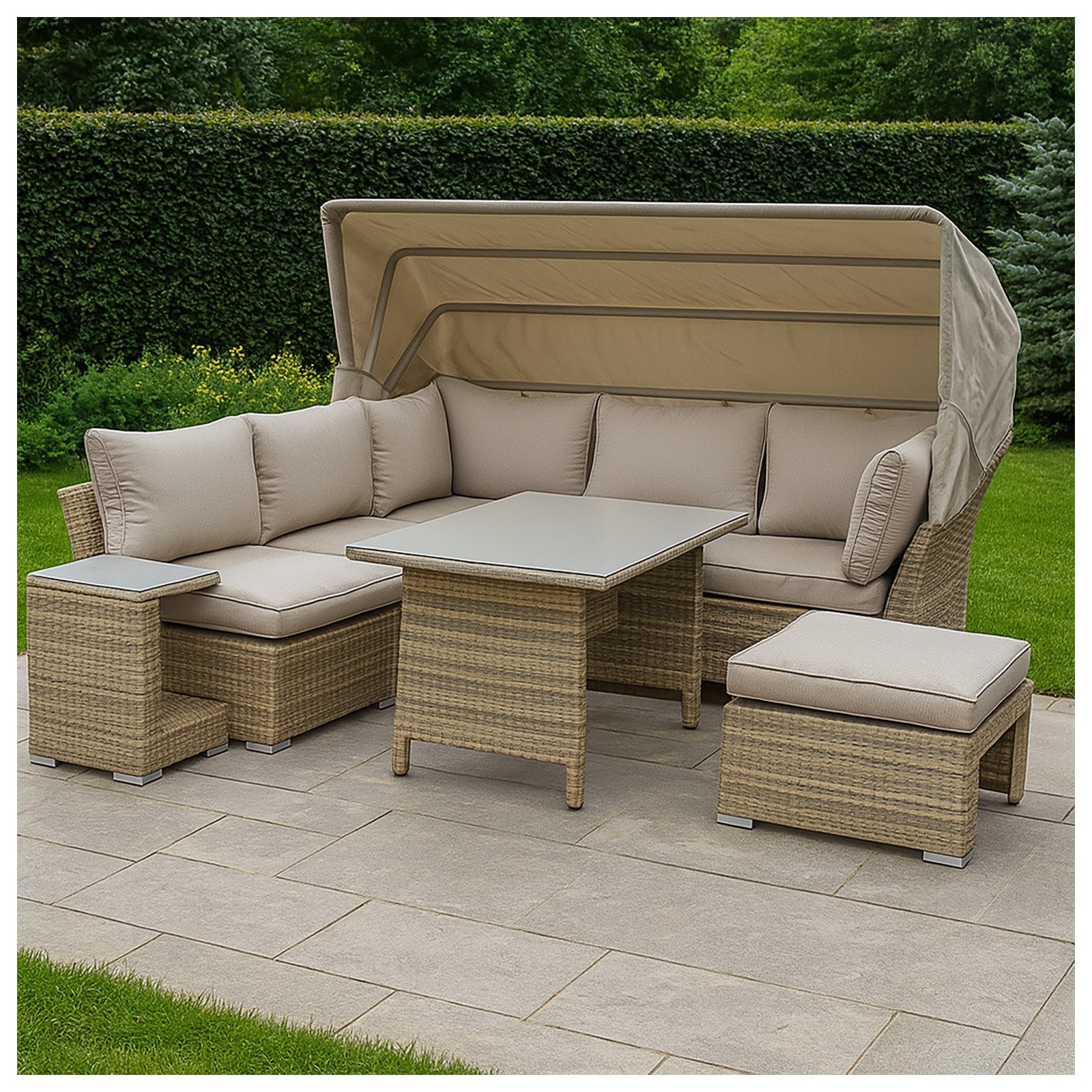 HTI-Living Garten-Essgruppe Gartenlounge 6-teiliges Set, (Set, günstig online kaufen