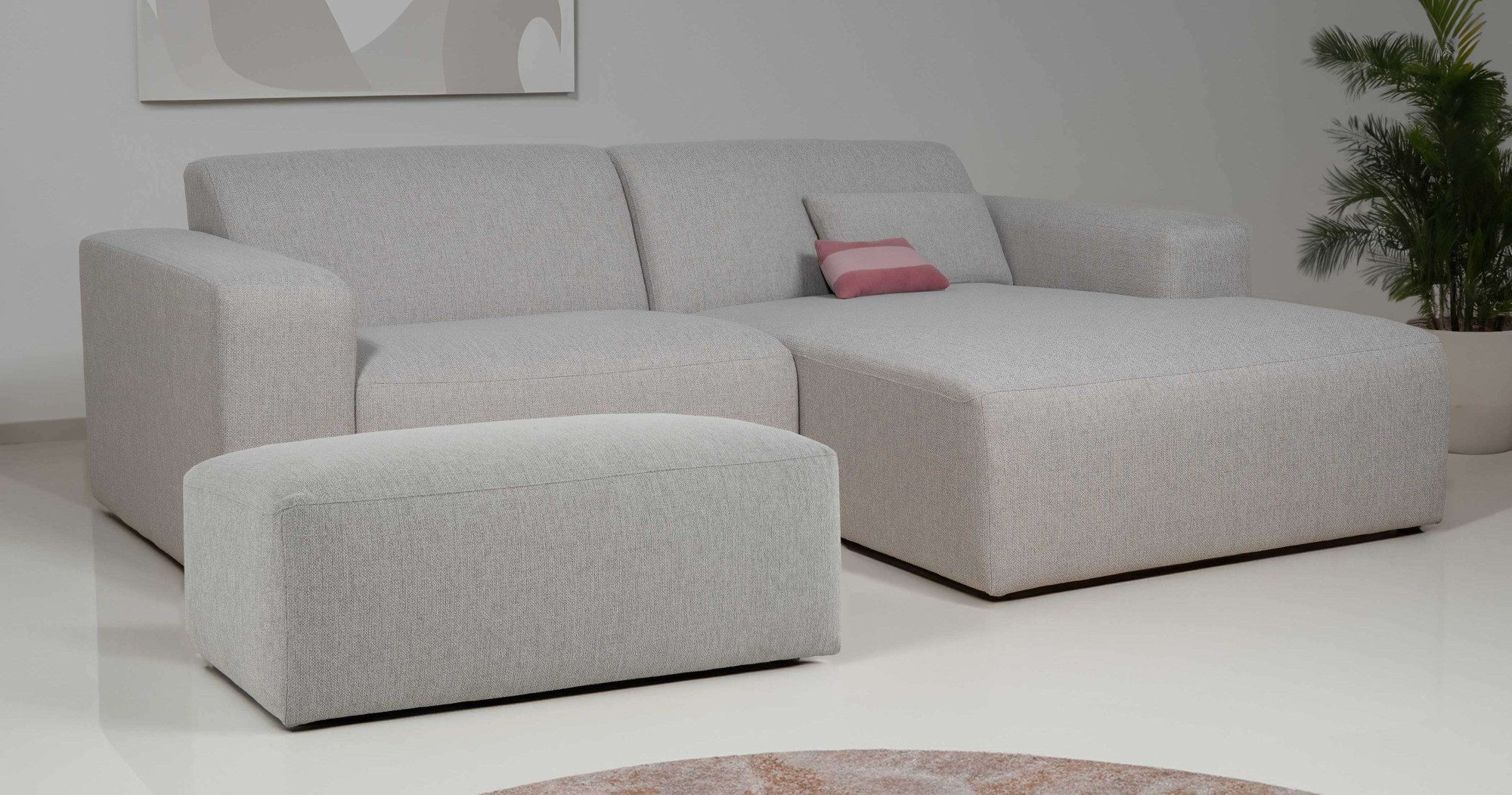 INOSIGN Ecksofa Koa,228cm, L-Form, Modulsofa, Webstoff, günstig online kaufen