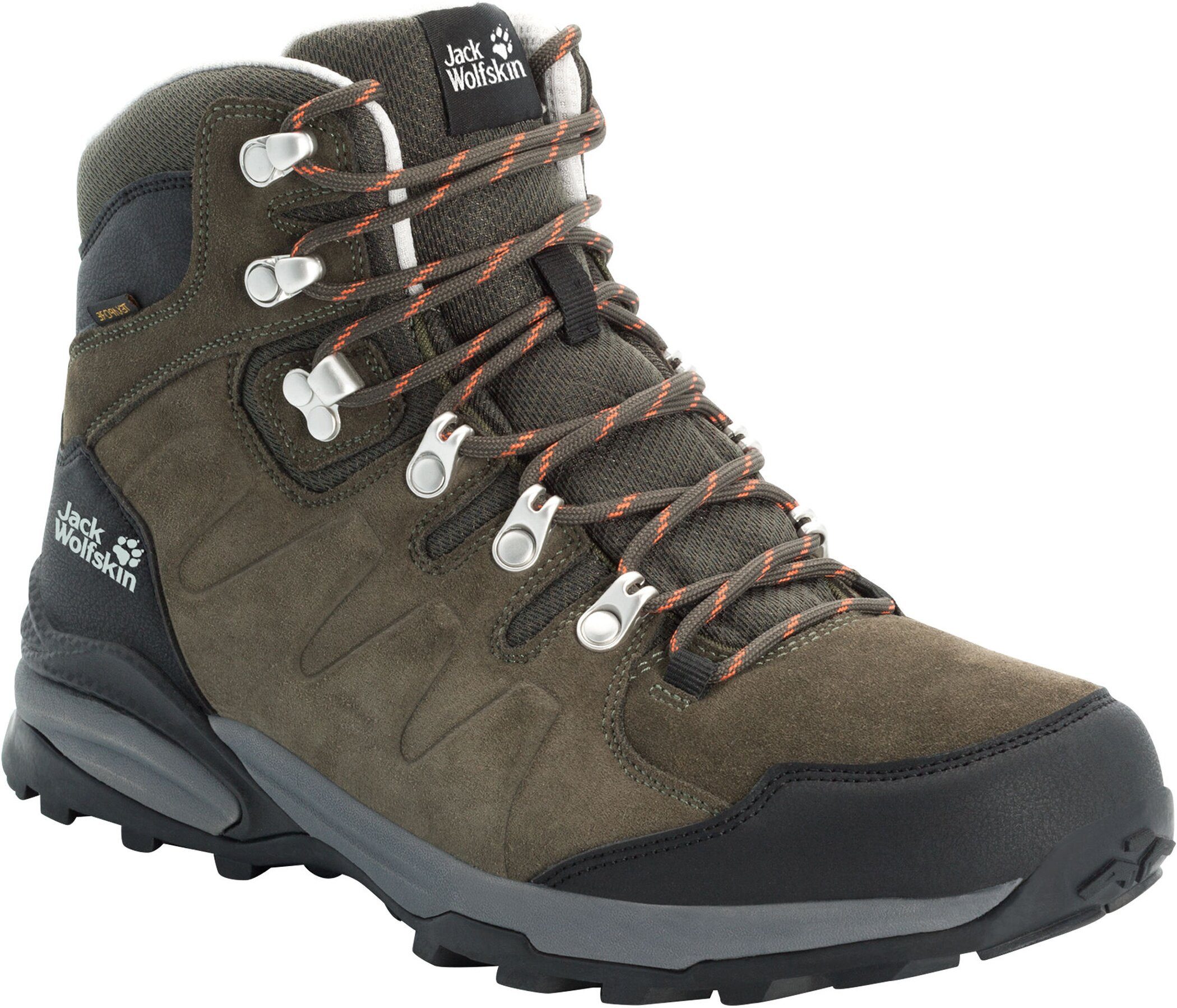Jack Wolfskin REFUGIO TEXAPORE MID M Wanderschuh Wasserdicht, Trekkingschuh günstig online kaufen