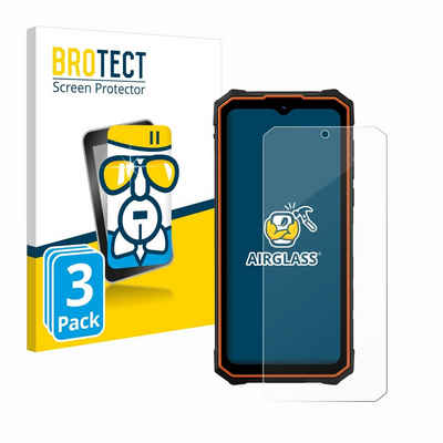 BROTECT flexible Panzerglasfolie für Hotwav Cyber 13 Pro, Displayschutzglas, 3 Stück, Schutzglas Glasfolie klar