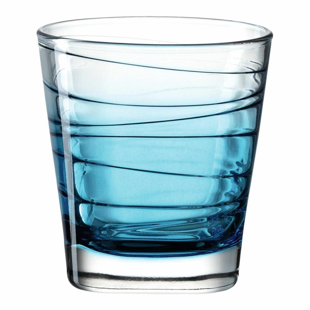 LEONARDO Glas Vario Struttura blau 250 ml, Glas