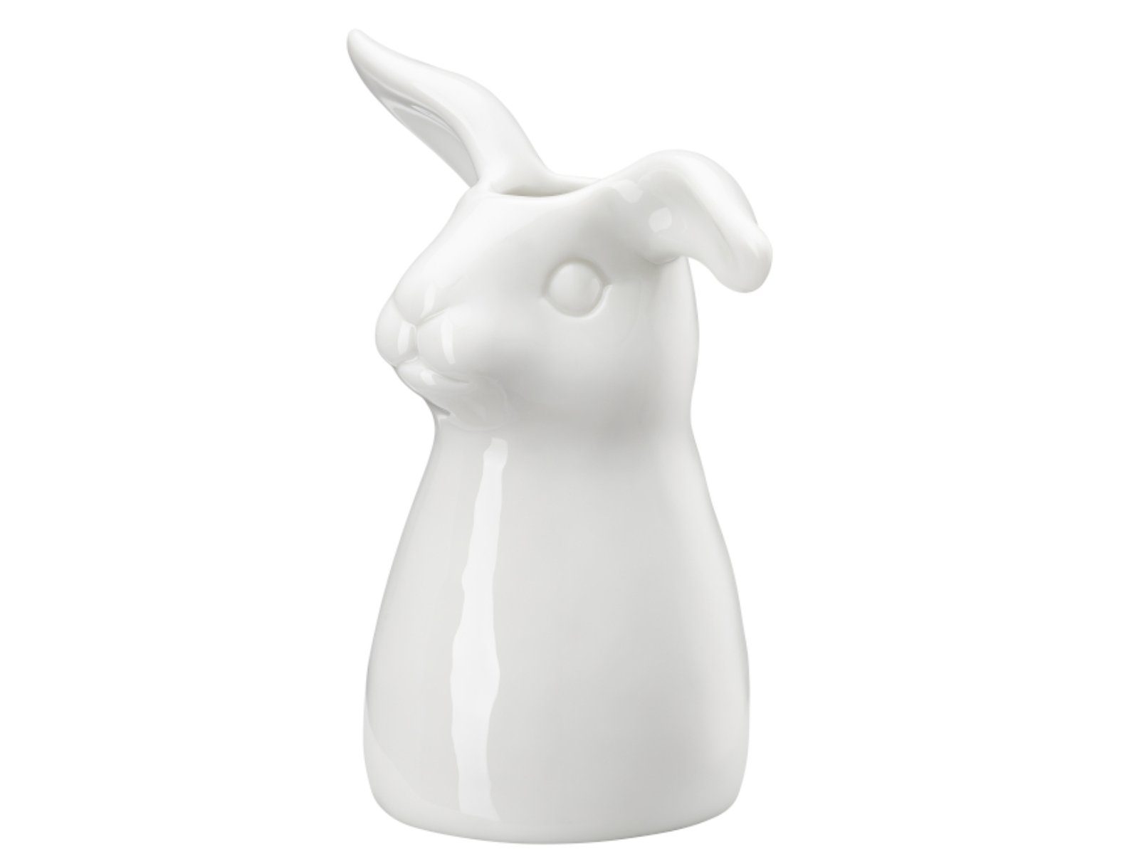 Hutschenreuther Dekofigur Hasen-Vase Weiss Vase 16 cm, Vasen