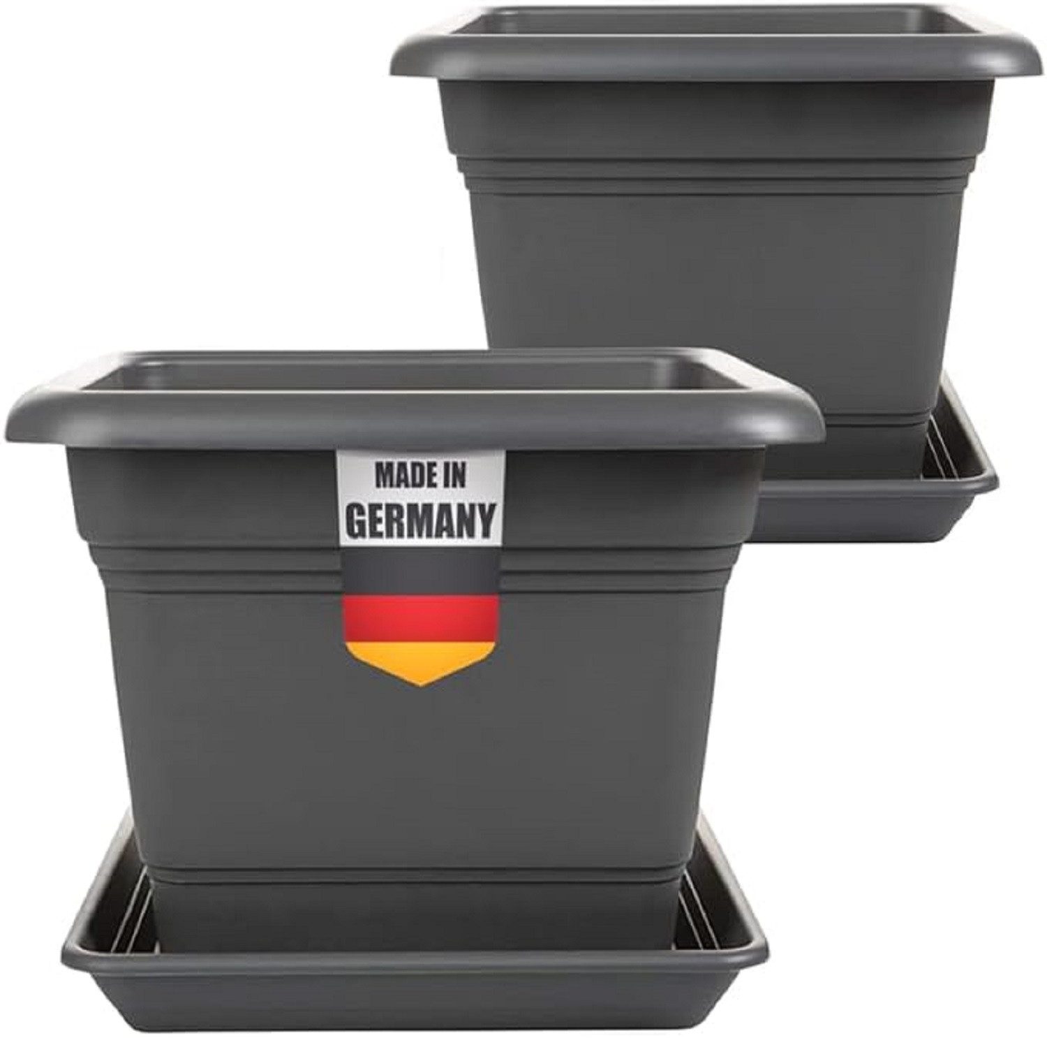 SUSTANIA Blumentopf Tomatentopf mit Untersetzer (2er günstig online kaufen