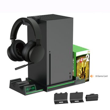 HYTIREBY Xbox SeriesX Konsolen-Ladestation,Series X Ladestation für Controller Zubehor für Xbox Contoller (ONE/XSX/XSS-Konsolen-Ladegerät, für Xbox Series X-Controller)