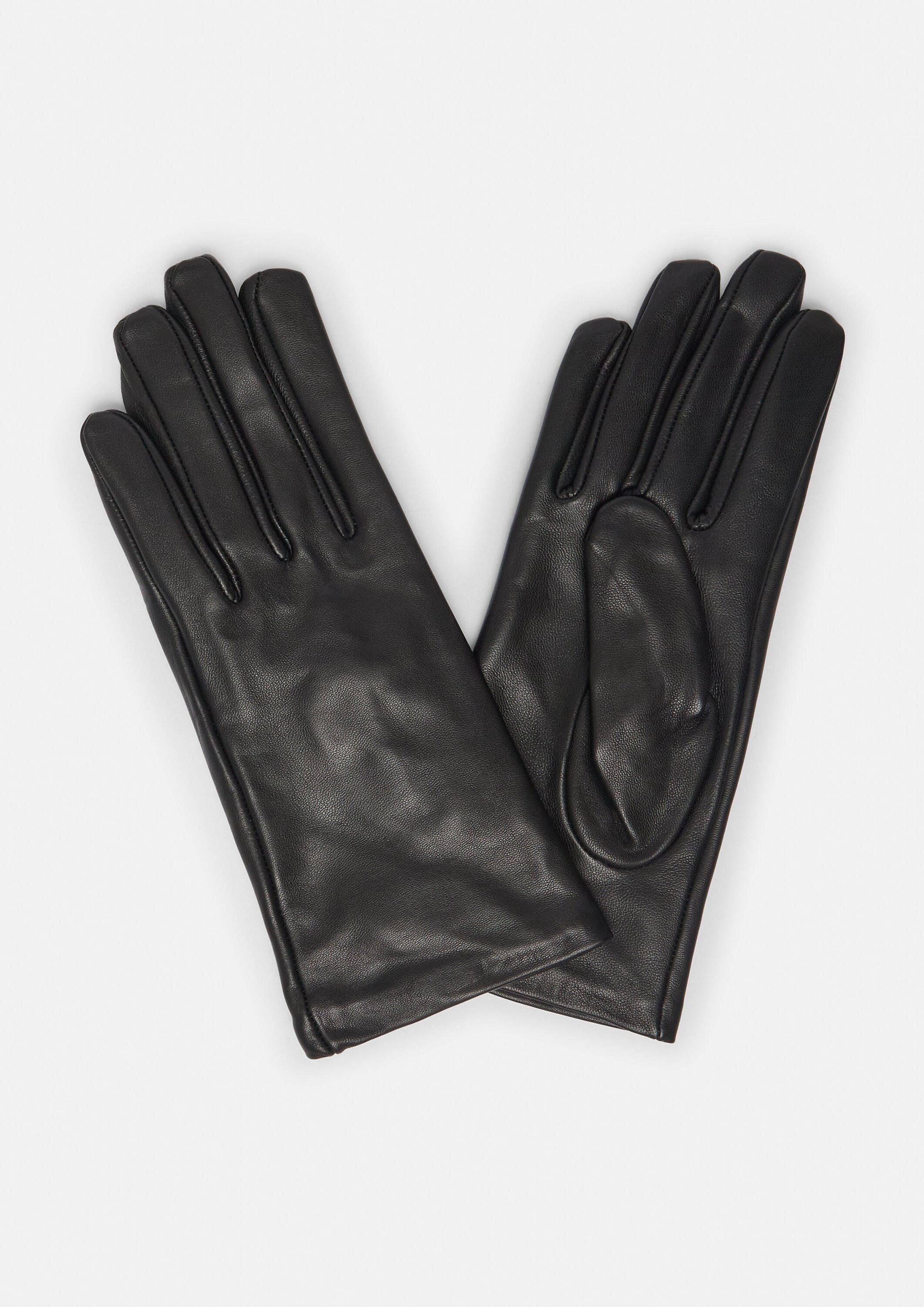 comma Strickhandschuhe Handschuhe Urbane Leder-Handschuhe