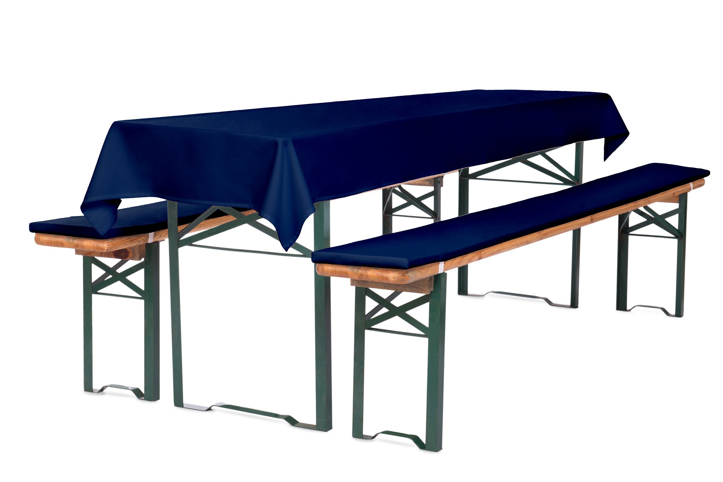TexDeko Bankauflage Bierbankauflagen-Set mit Tischdecke 100x250cm günstig online kaufen