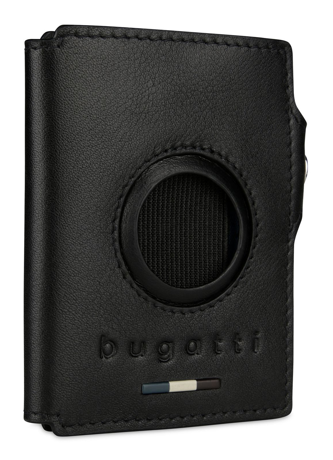 bugatti Kartenetui Card Case Small, aus echtem Rindsleder mit RFID-Blocker Schutz