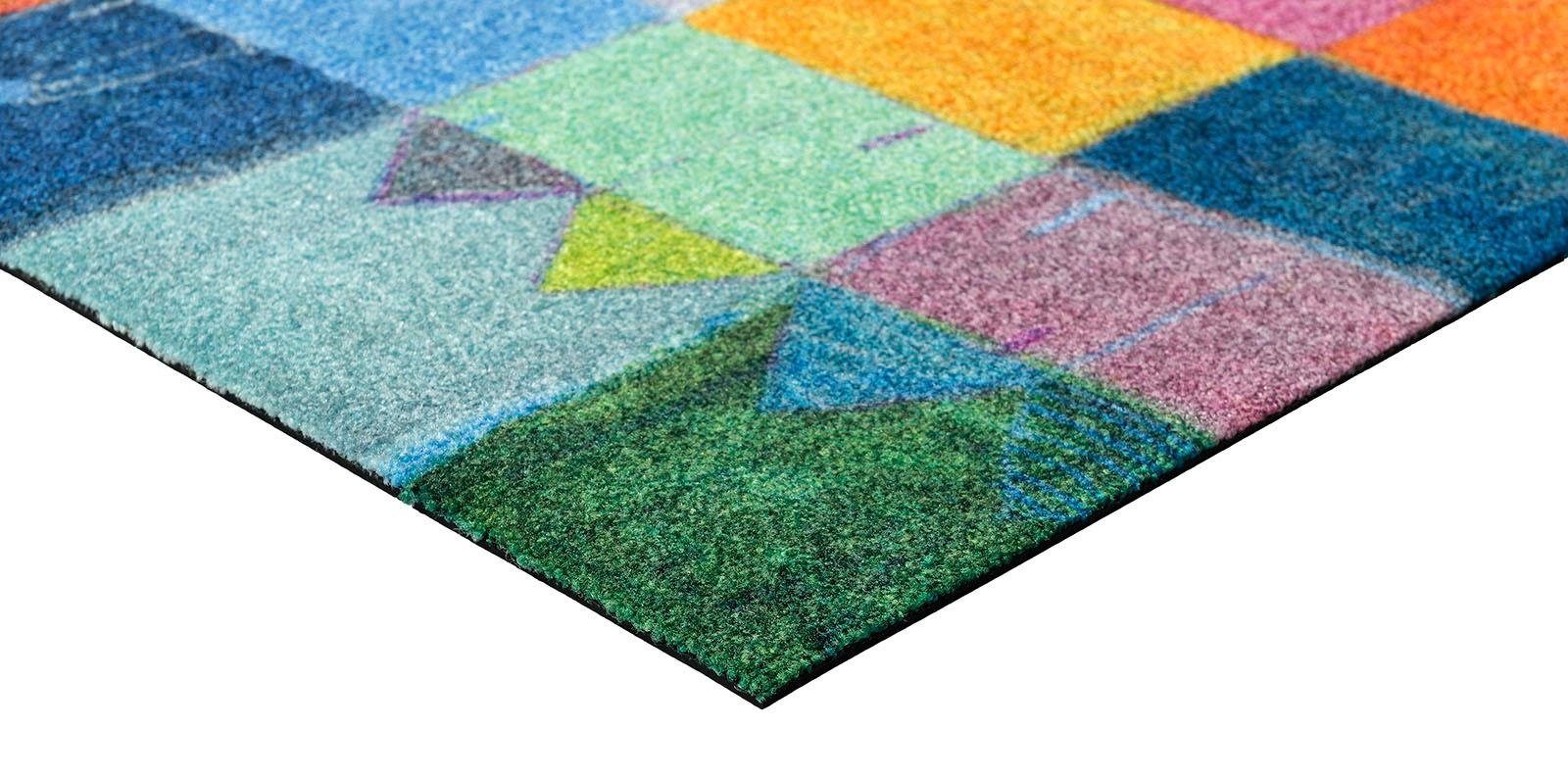 wash+dry by Kleen-Tex Teppich Sonnenstadt, rechteckig, Höhe: 9 mm, rutschhemmend, waschbar, Wohnzimmer – Bild 5 von 5