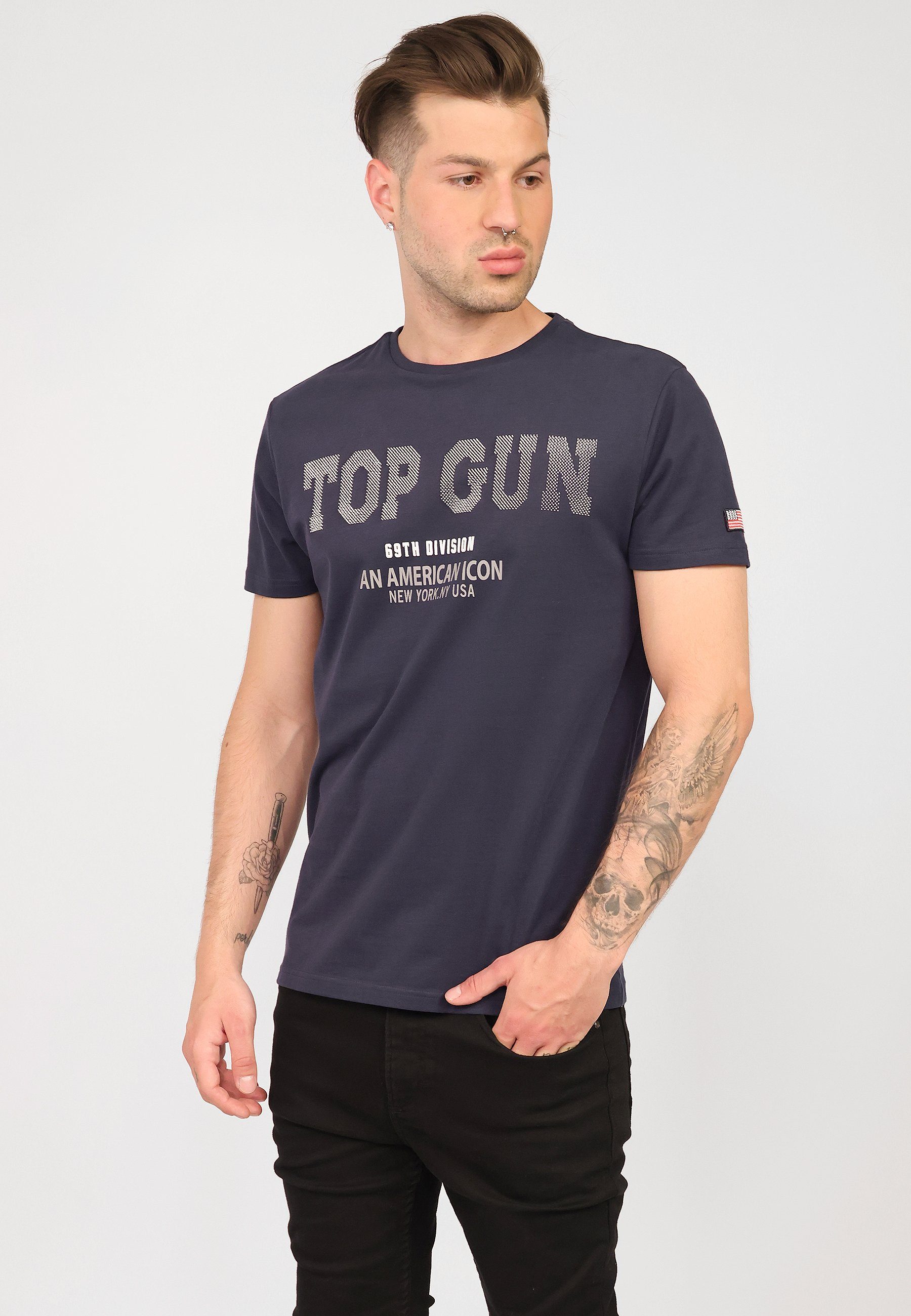 T-Shirt TG20213006 GUN TOP navy