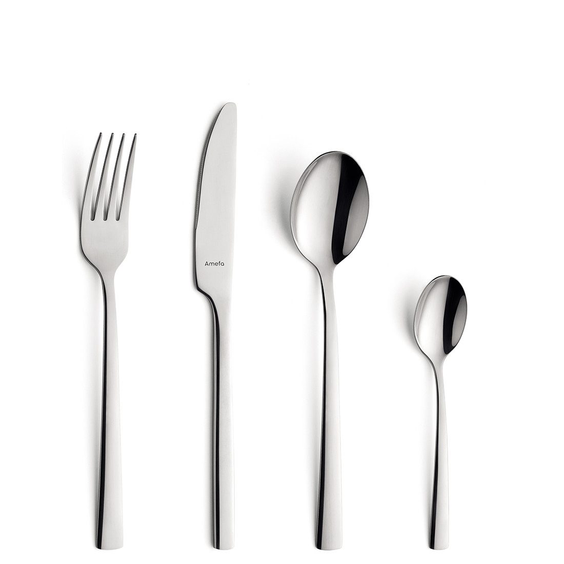 Amefa Besteck-Set MANILLE (24-tlg), 6 Personen, Edelstahl Rostfrei 18/0, spülmaschinenfest, hochglanzpoliert