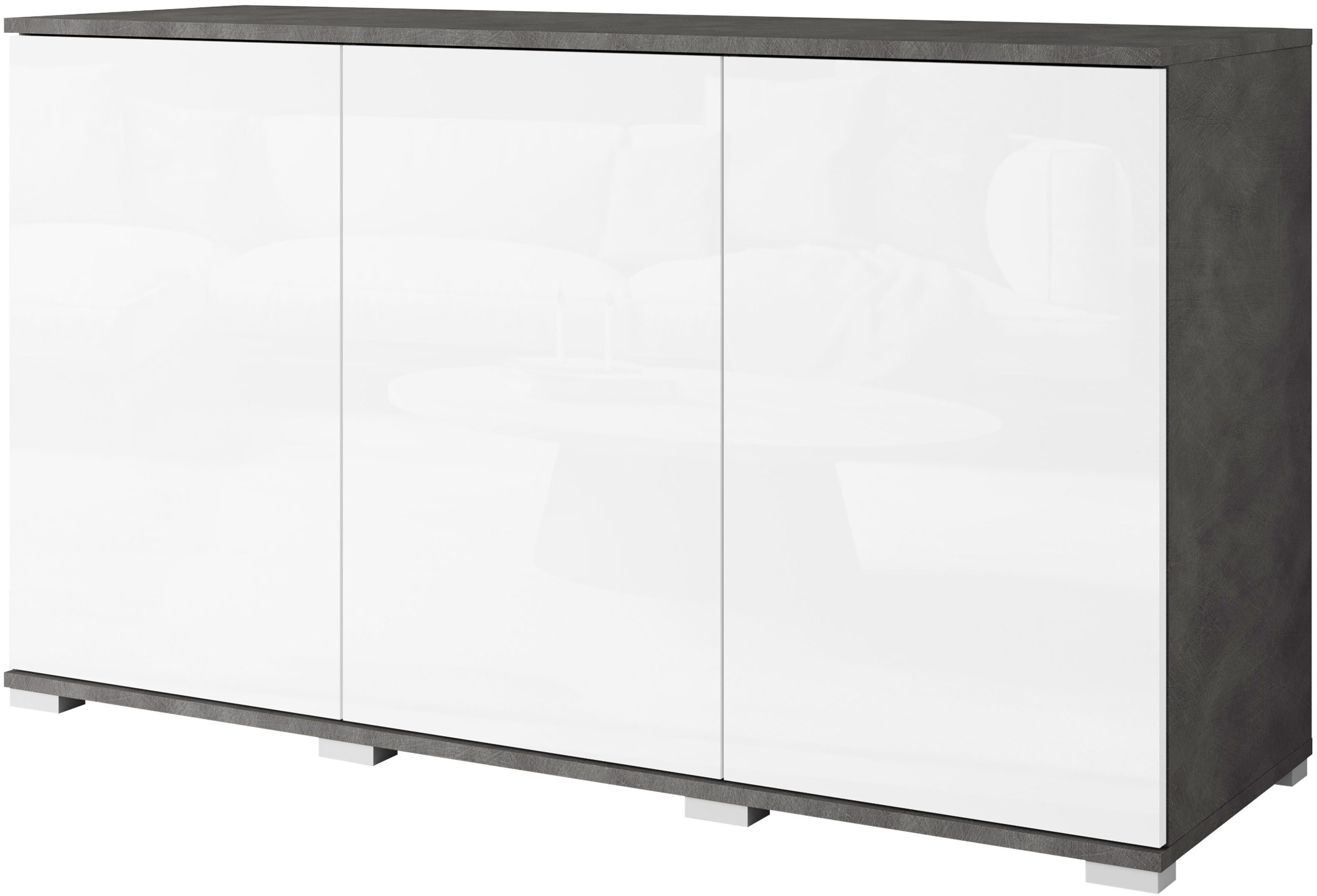 INOSIGN Sideboard Kenia, moderne grifflose Kommode günstig online kaufen