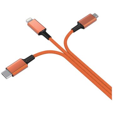 NO NAME USB-Ladekabel USB-Kabel, mit OTG-Funktion, Stoff-Ummantelung
