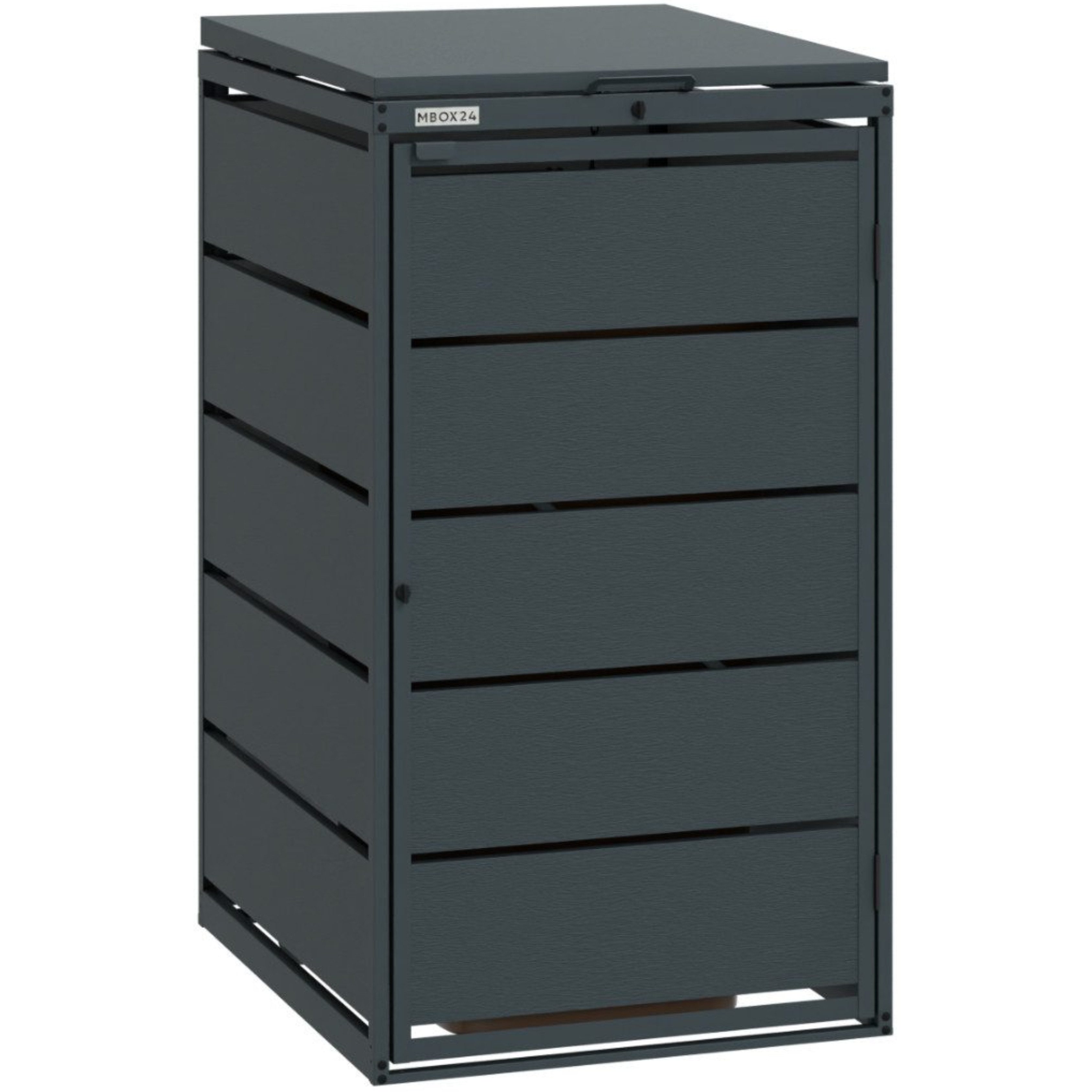 MBOX24 Mülltonnenbox MBOX24 Classic Mülltonnenbox für 120L/240L aus verzinktem Stahl