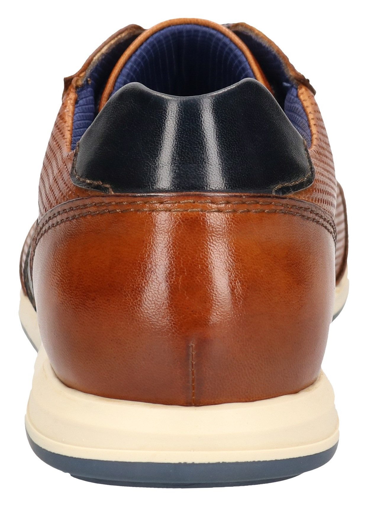 bugatti Slip-On Sneaker, Halbschuh, Slipper, Businessschuh mit Kontrastbesatz