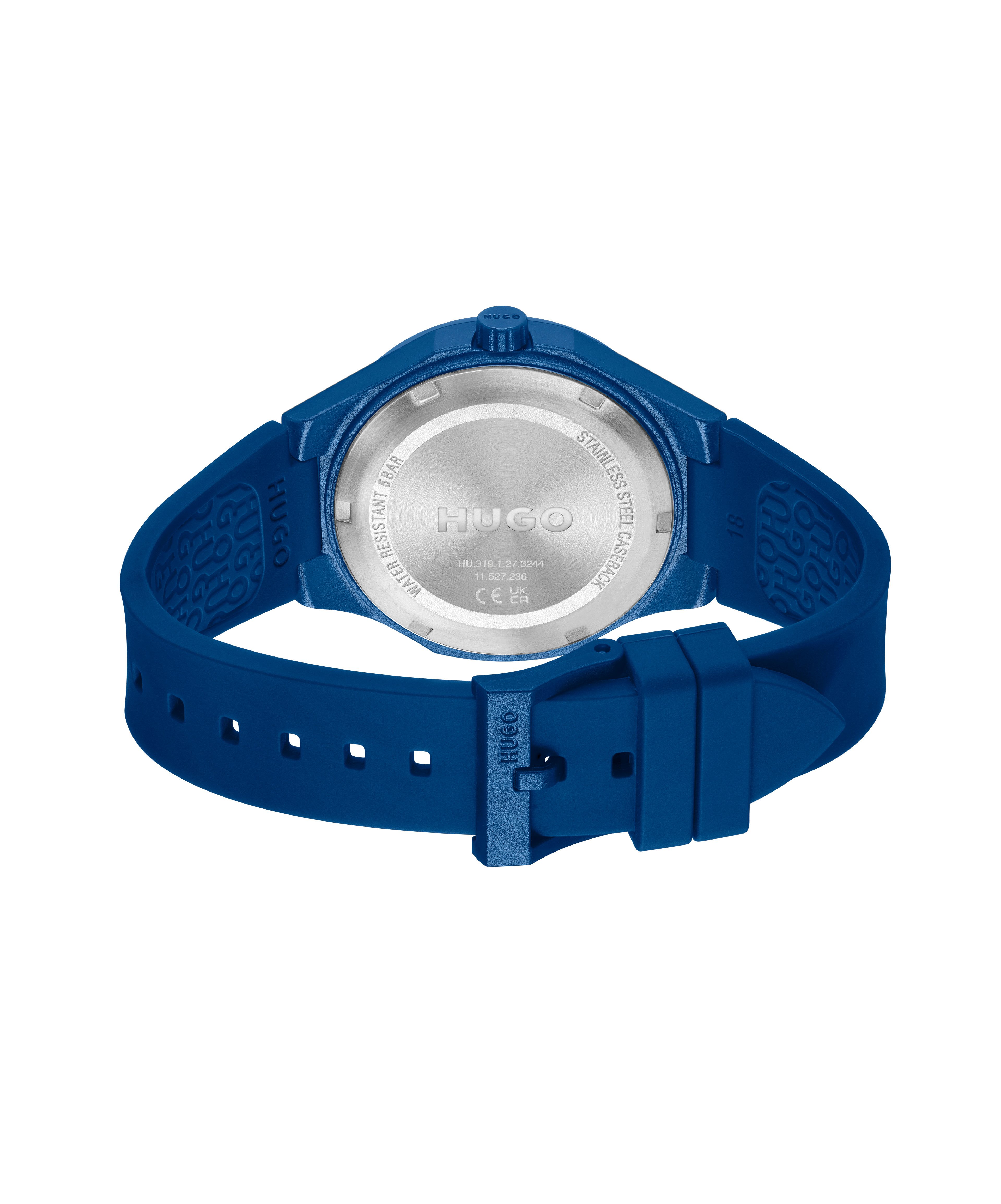 HUGO Quarzuhr #LIT 1530414, Armbanduhr, Herrenuhr, Silikonarmband, analog