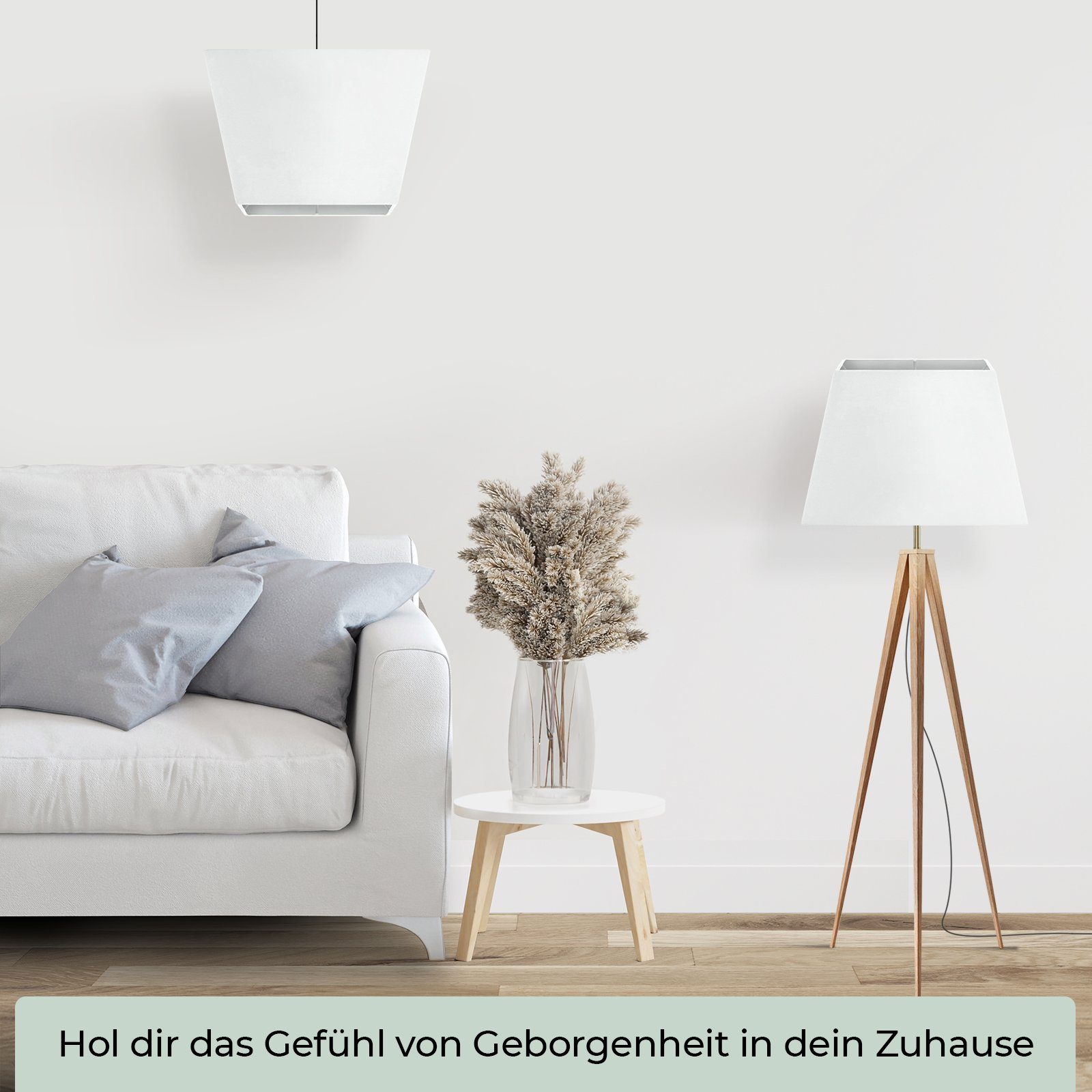 Wogati Lampenschirm Premium Stehlampe Lampenschirm Trapez – Bild 5 von 5