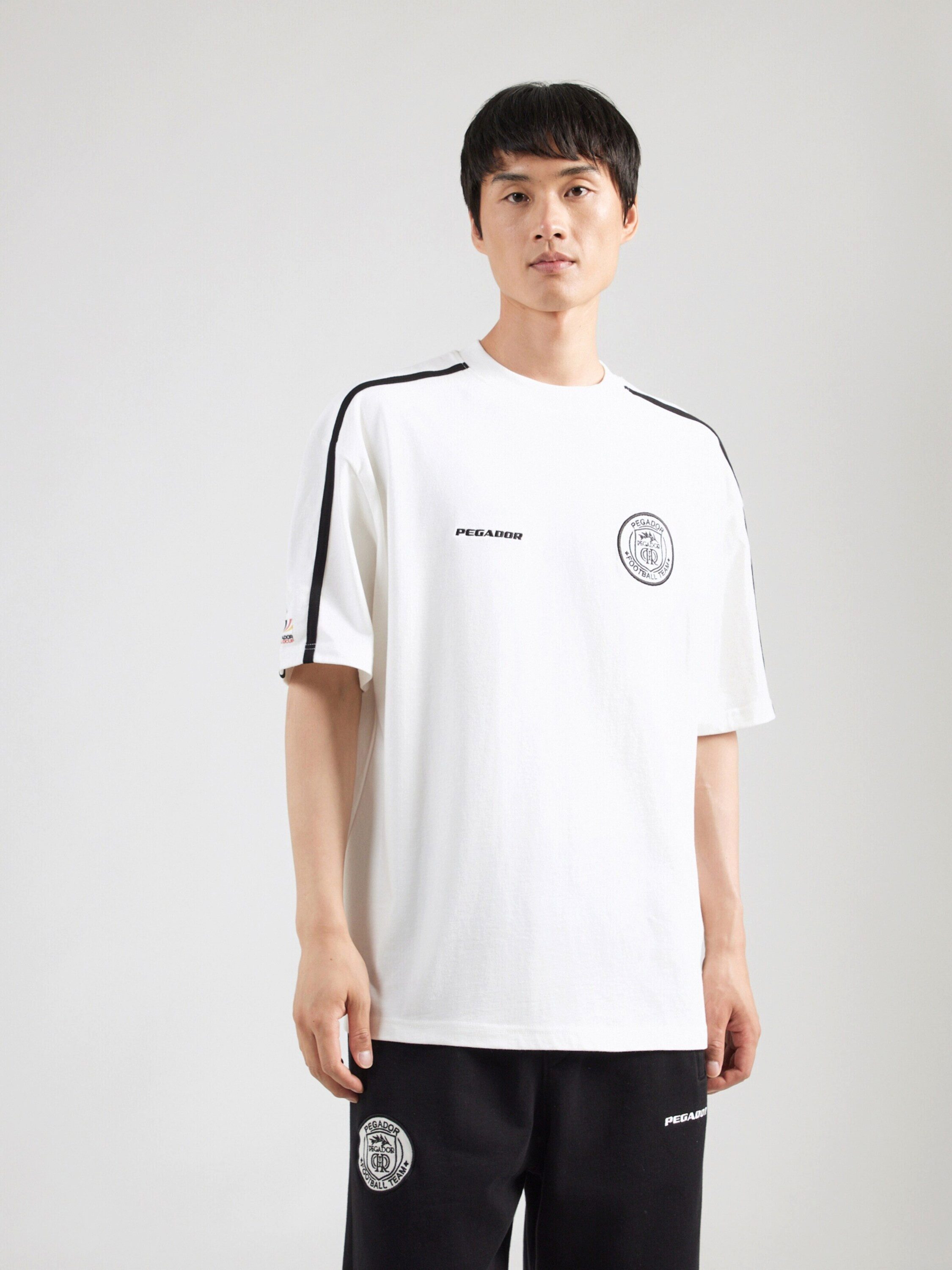 PEGADOR T-Shirt DORTMUND (1-tlg) Seitenstreifen
