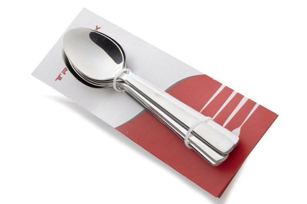 Trendmax Besteck-Set Einzeln 6'er oder 2'er / Tee- Ess- Löffel Gabel Messer Gabel (2-tlg), Edelstahl