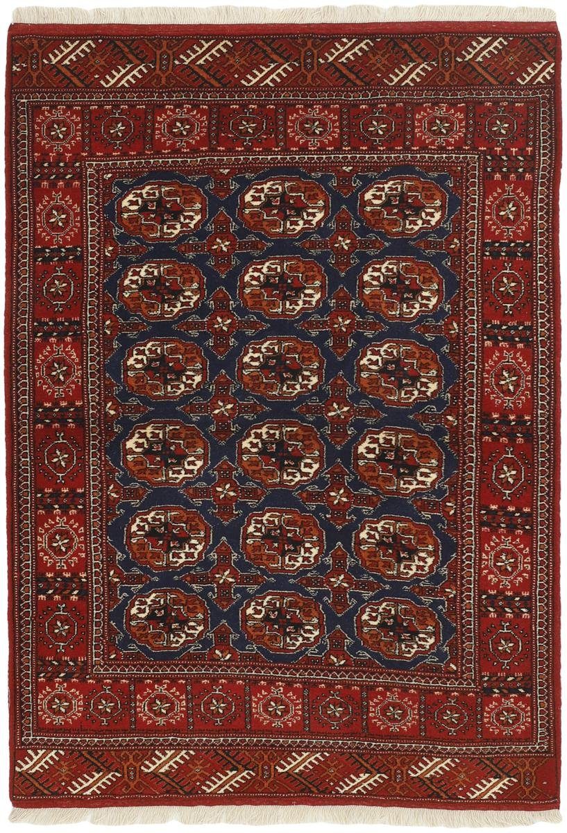 Orientteppich Turkaman 103x153 Handgeknüpfter Orientteppich / Perserteppich, Nain Trading, rechteckig, Höhe: 6 mm