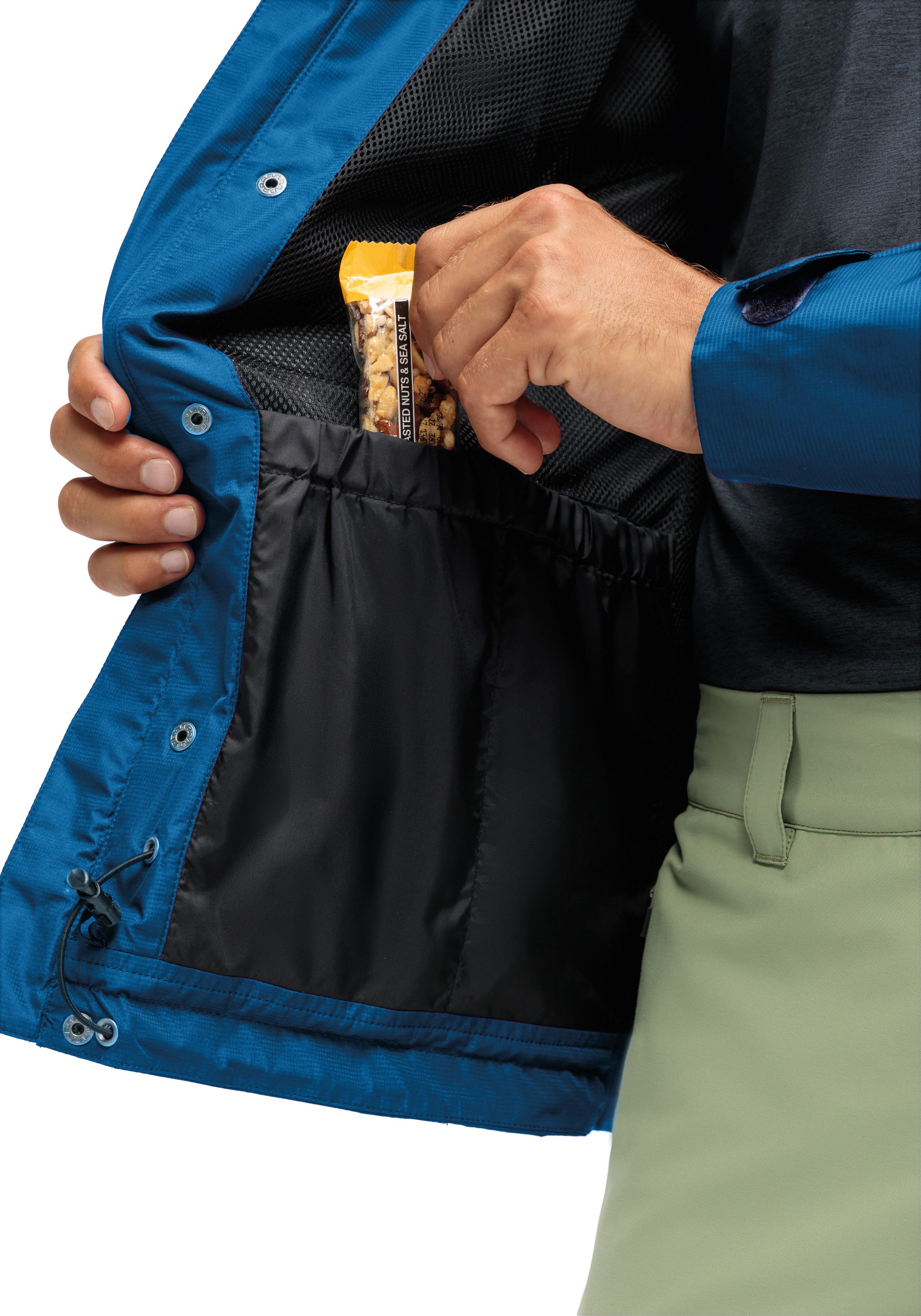 Maier Sports Regenjacke Abbenstein M Herren Jacke wasserdicht, moderner Windbreaker, Outdoorjacke, Reg. Fit – Bild 2 von 5