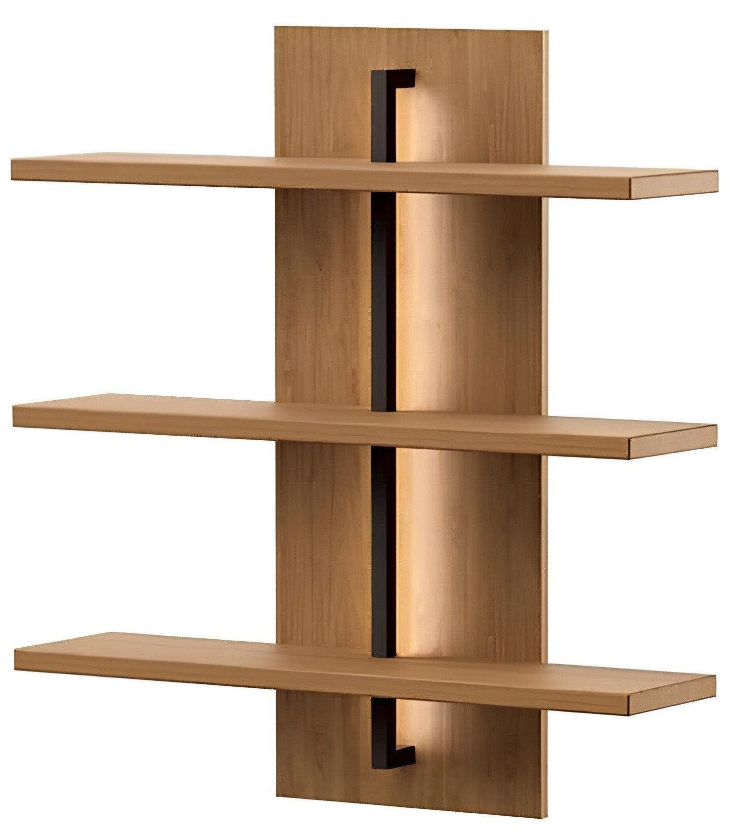 Xlmoebel Wandregal Stilvolles Wandregal im Hotelstil aus Holz für elegantes Wohnen, Hergestellt in Europa