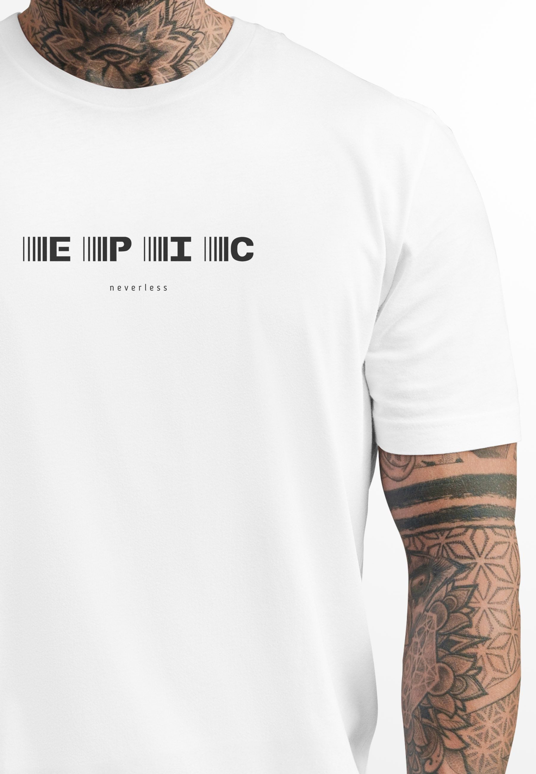 Neverless Print-Shirt Herren T-Shirt Print Aufdruck günstig online kaufen