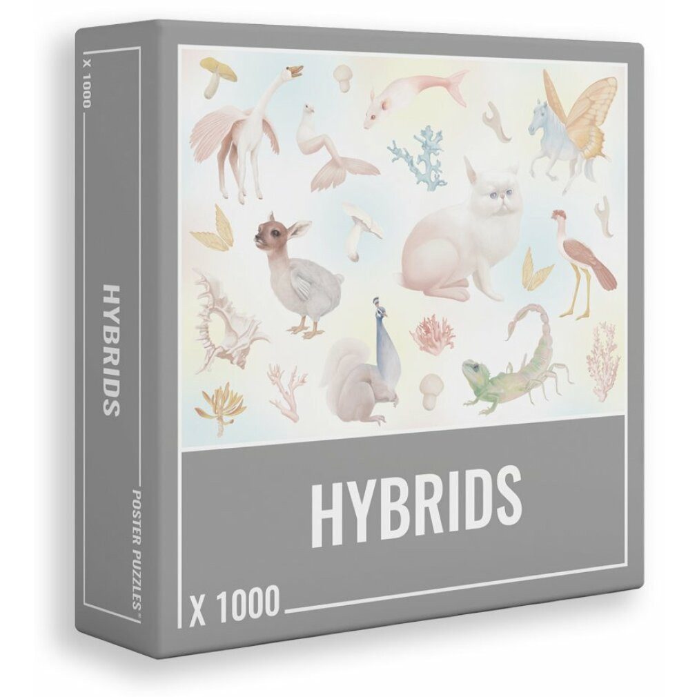 CLOUDBERRIES Puzzle Puzzle Hybride 1000 Teile, Puzzleteile