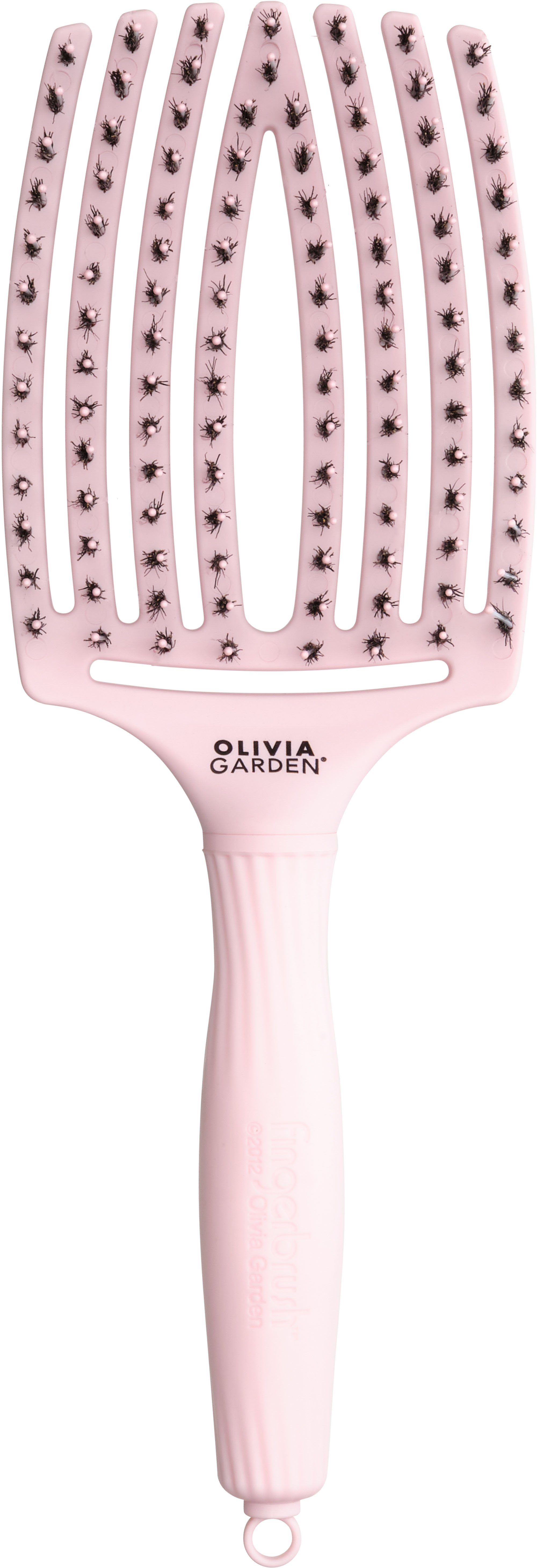Fingerbrush Haarentwirrbürste Pink OLIVIA Combo GARDEN large