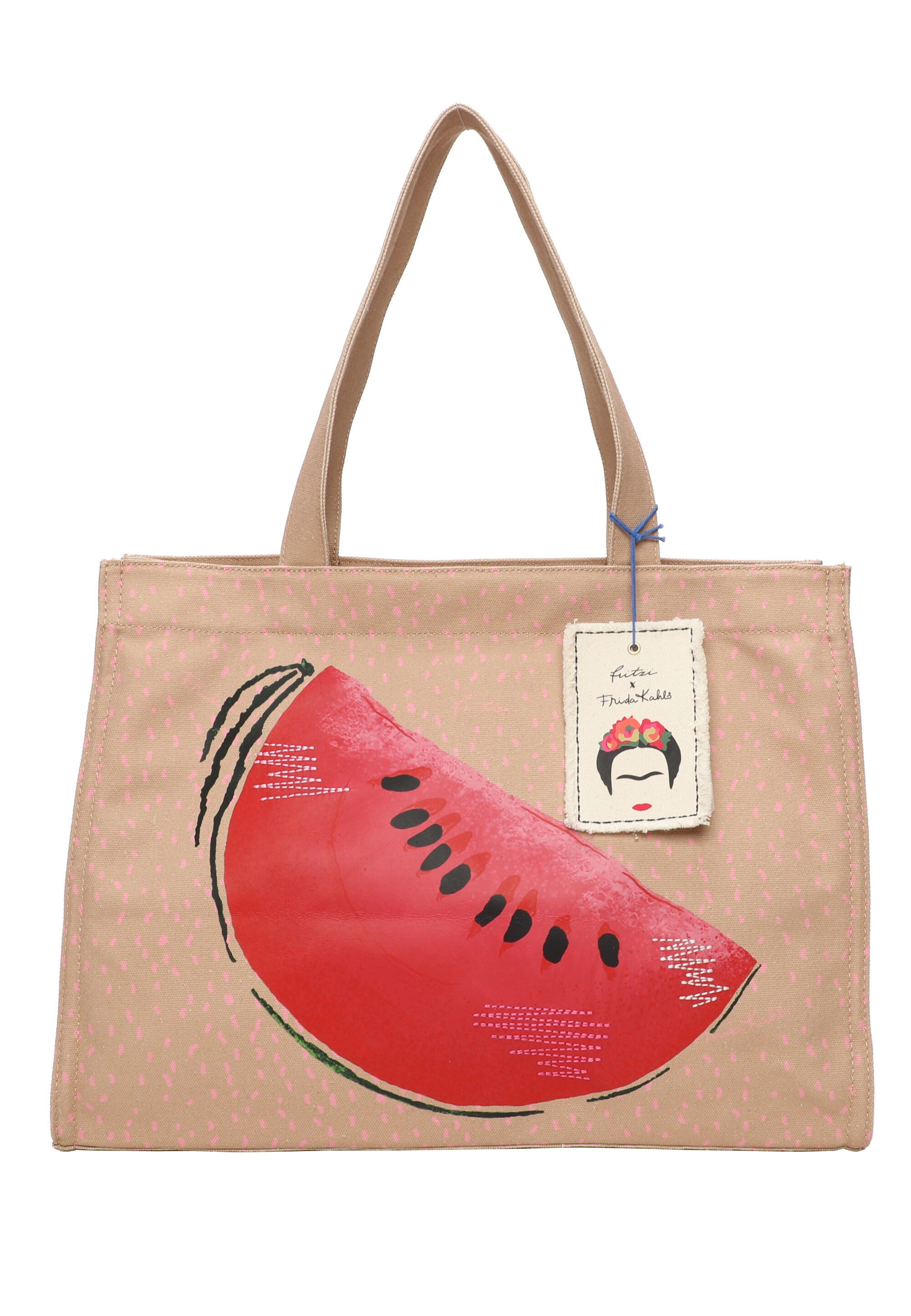Fritzi aus Preußen Shopper Fritzi x Frida Kahlo, mit Melonen-Print