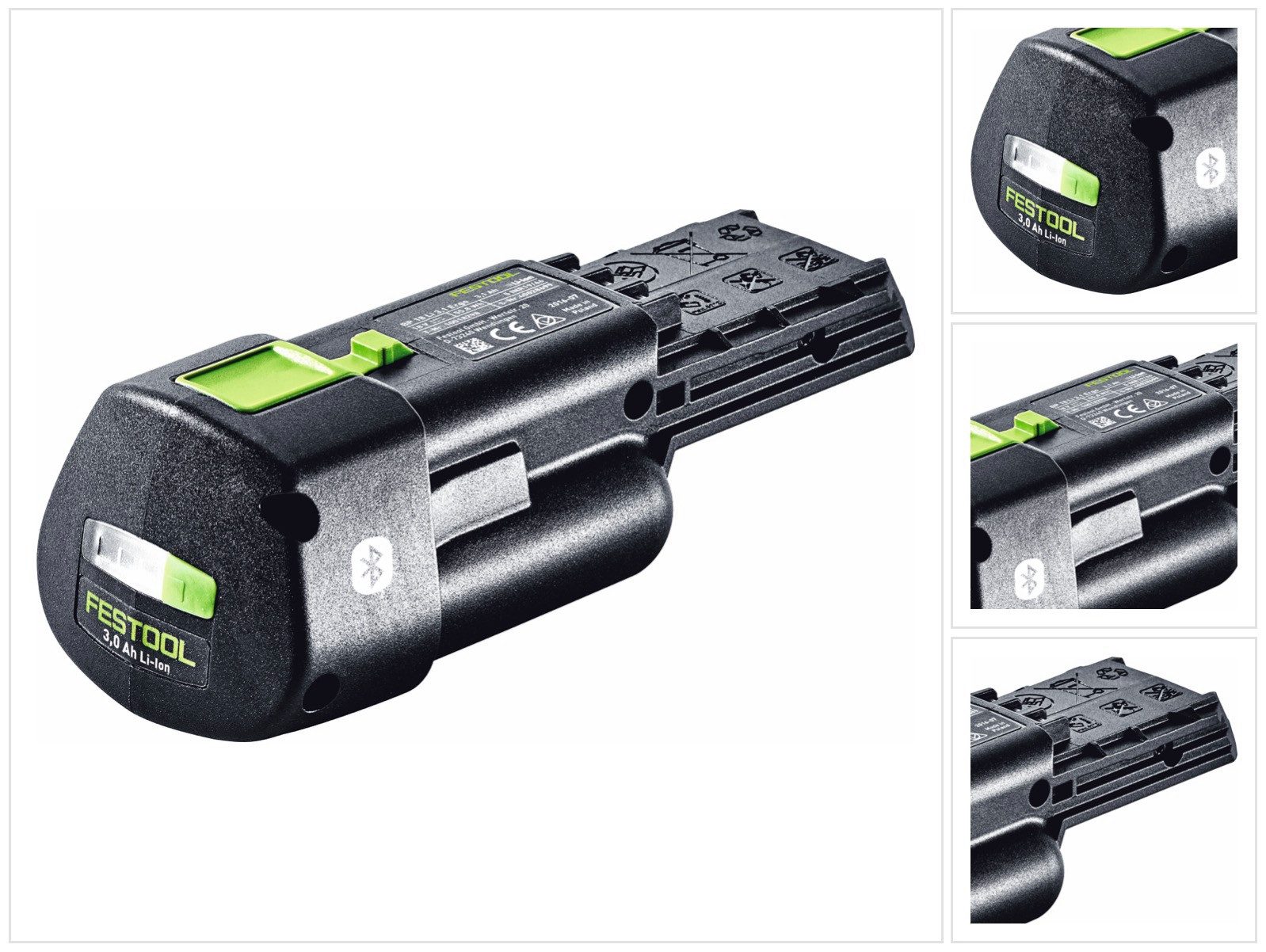 FESTOOL BP 18 Li 3,0 Ergo I Akku 18 V 3,0 Ah / 3000 mAh Li-Ion (577704) mit Akkupacks