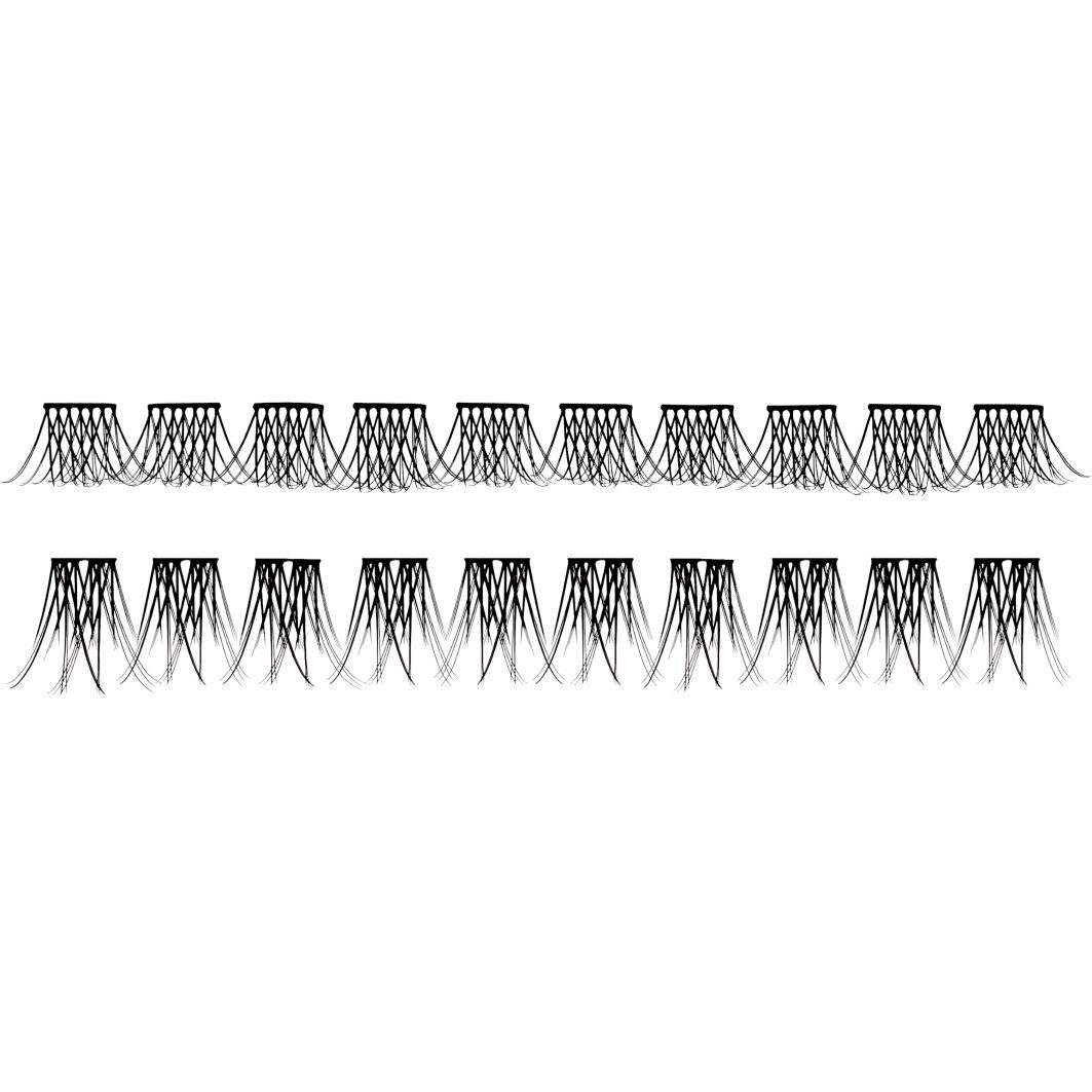 Einzelwimpern Faked Natural Cluster Lashes