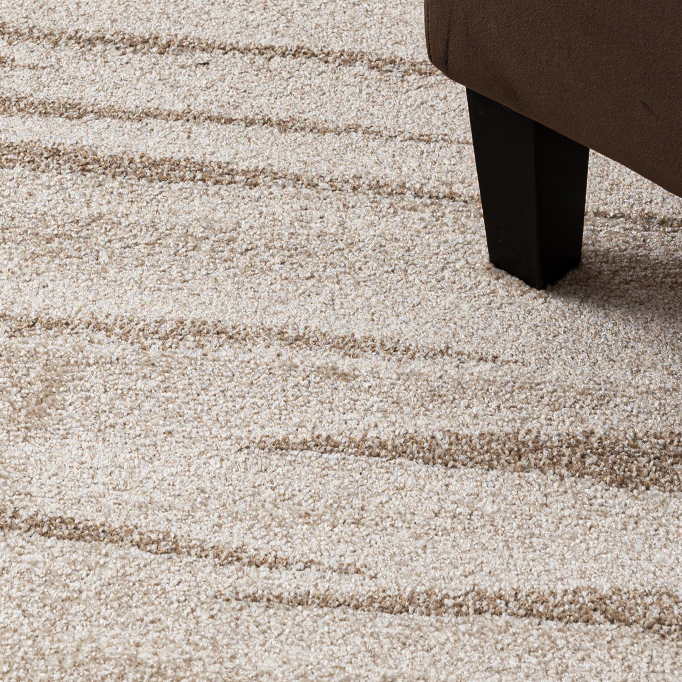 Mazovia Läufer Läufer Flurläufer Modern für Vorzimmer, Küche - Beige Creme, 70 x 100 cm, Kurzflor, Meterware, Höhe 10 mm